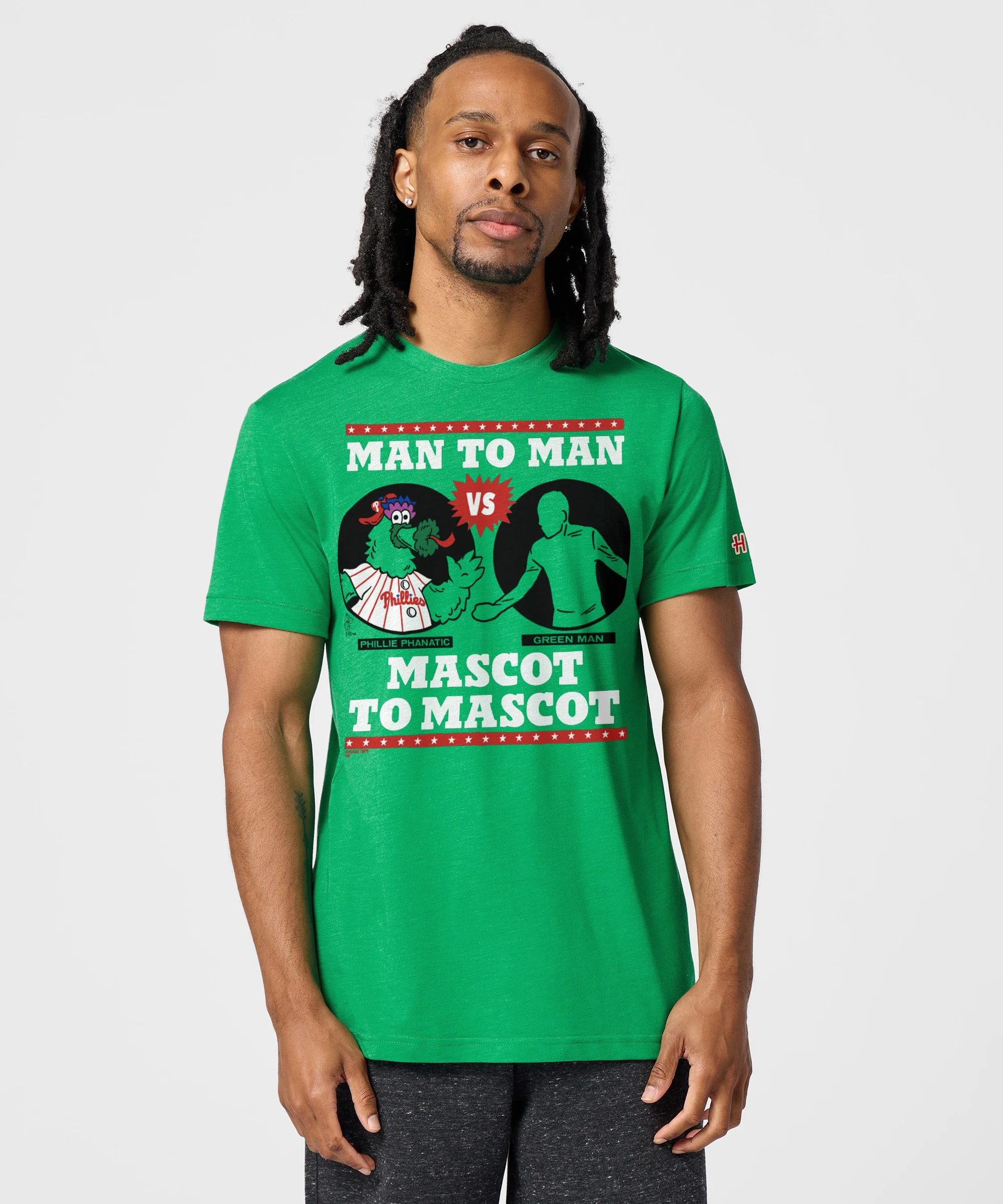 It's Always Sunny in Philadelphia x Phillies Phillie Phanatic vs Green Man - Image 3
