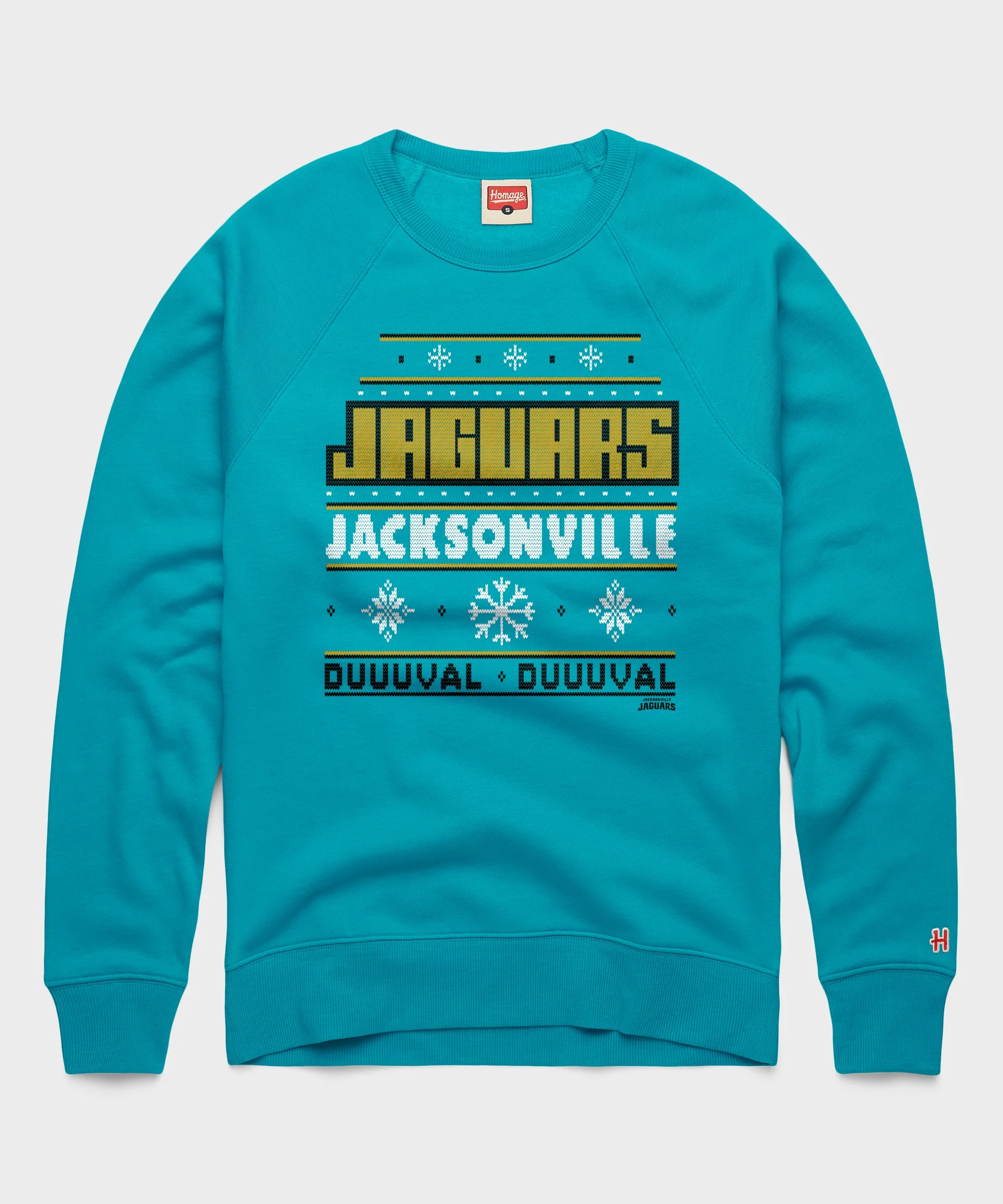 Jacksonville Jaguars Holiday Crewneck