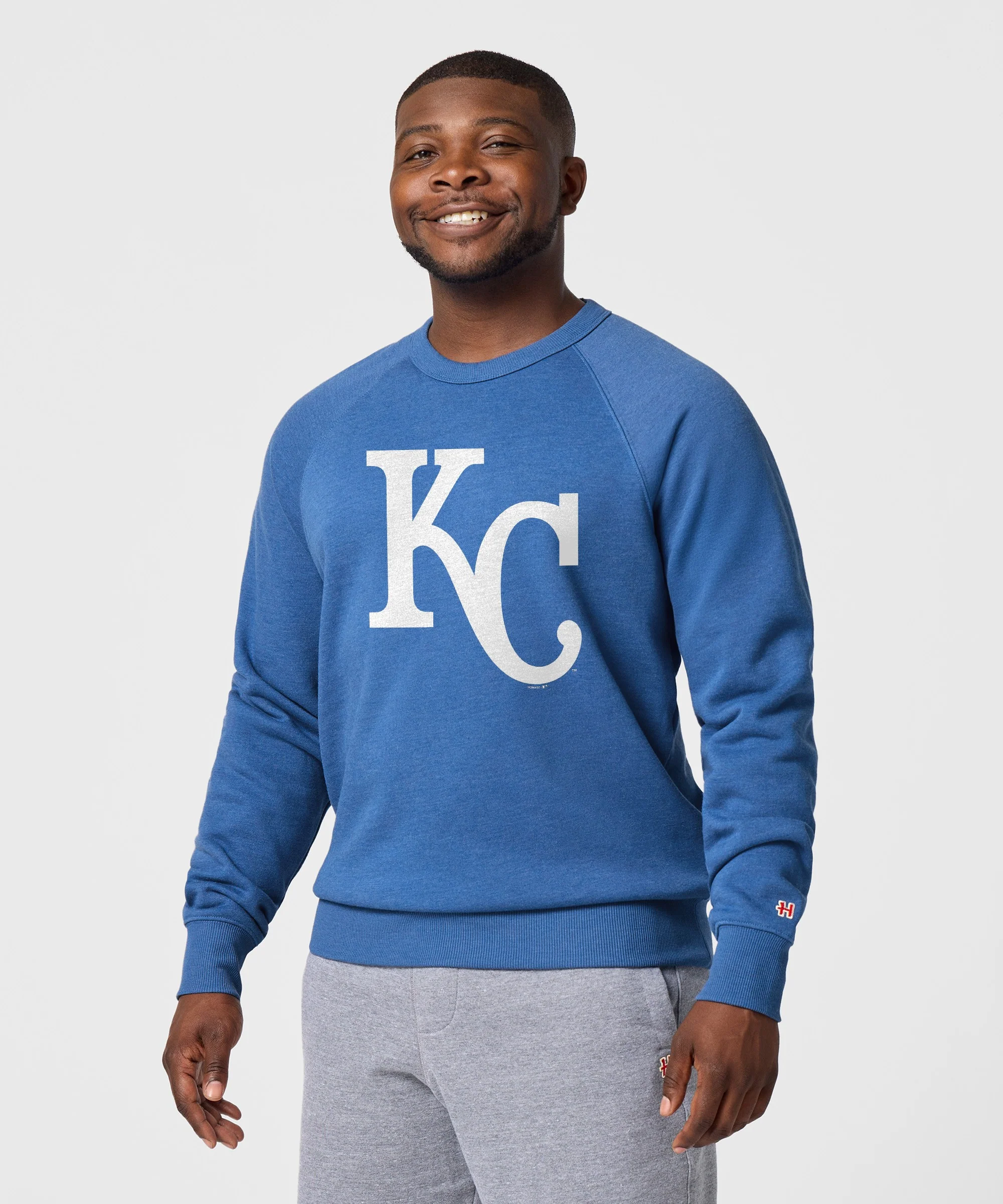 Kansas City Royals Cap Logo '69 Crewneck - Image 3