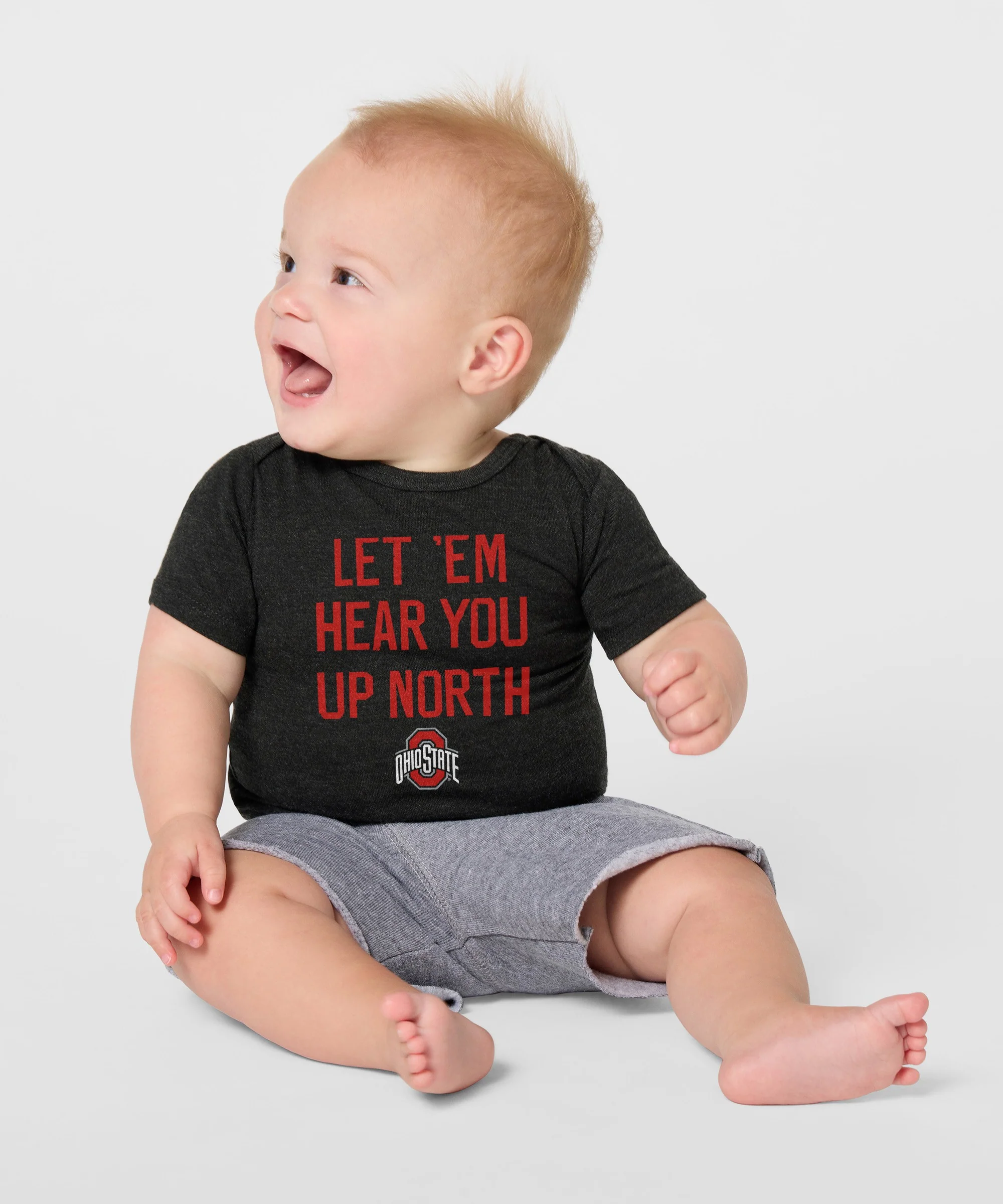 Let 'Em Hear You Up North Baby One Piece - Image 3