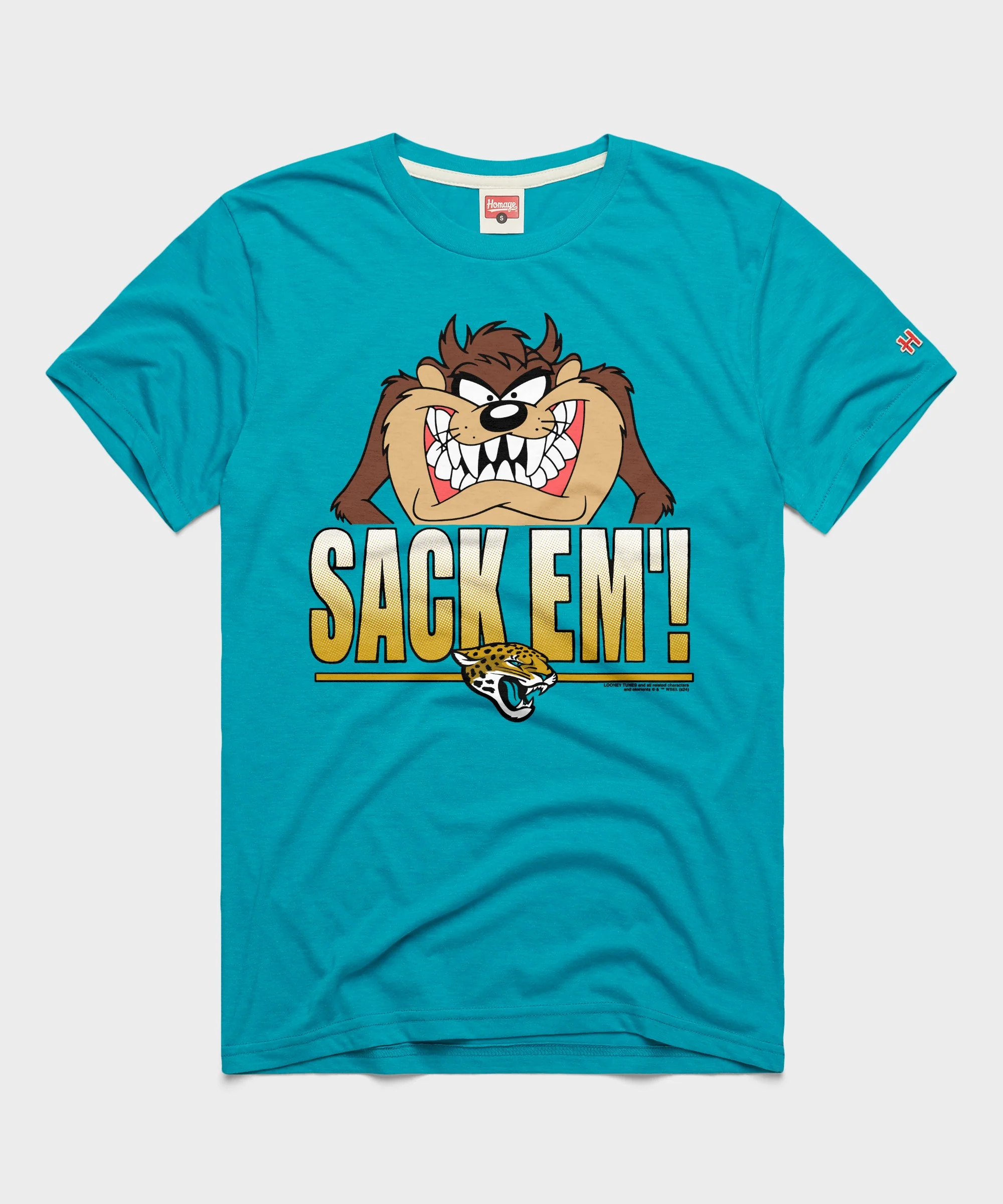 Looney Tunes Taz Sack Em' x Jacksonville Jaguars