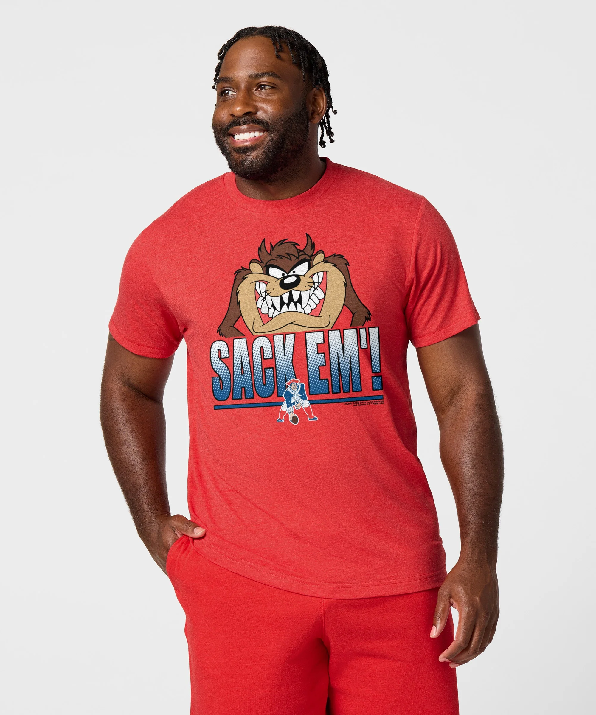 Looney Tunes Taz Sack Em' x New England Patriots - Image 3