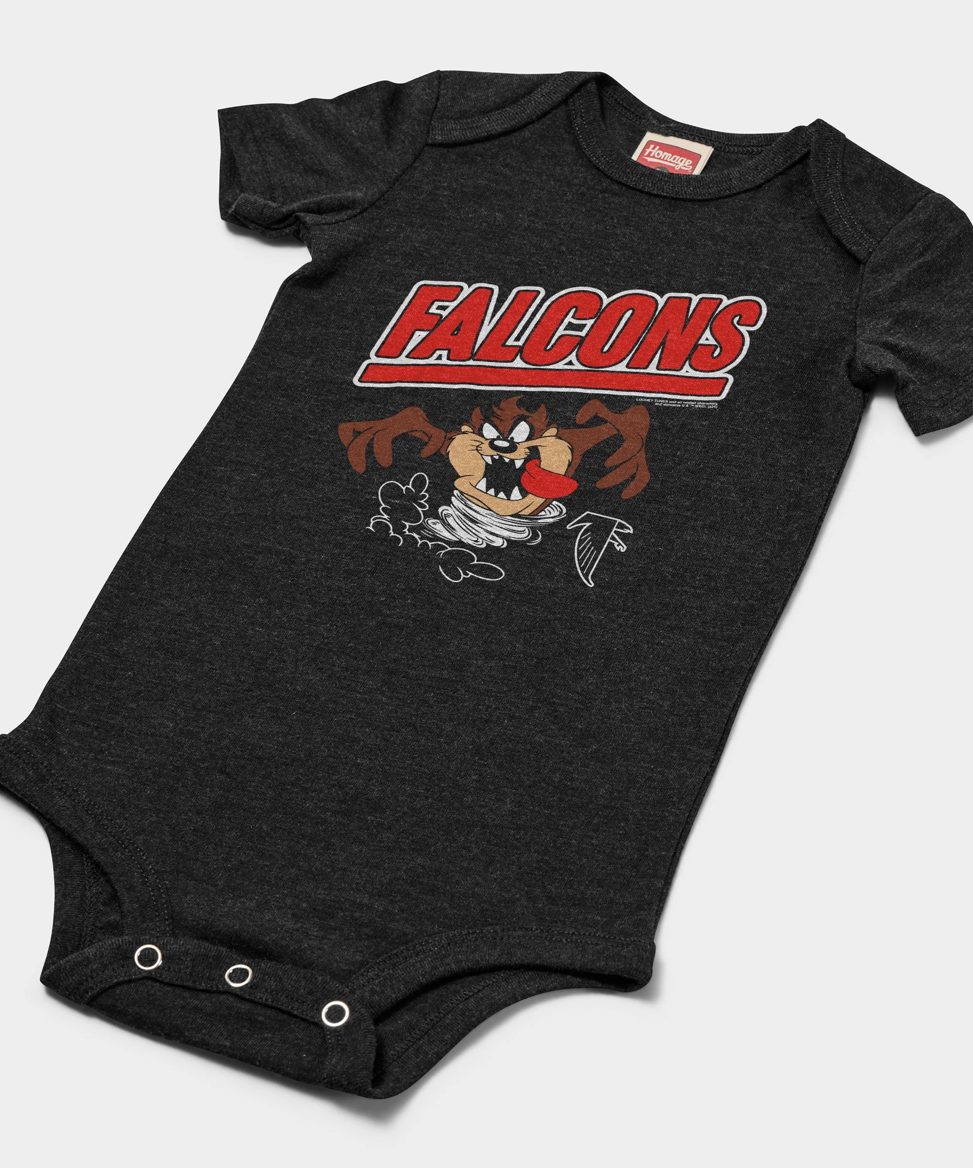 Looney Tunes Taz x Atlanta Falcons Baby One Piece - Image 2