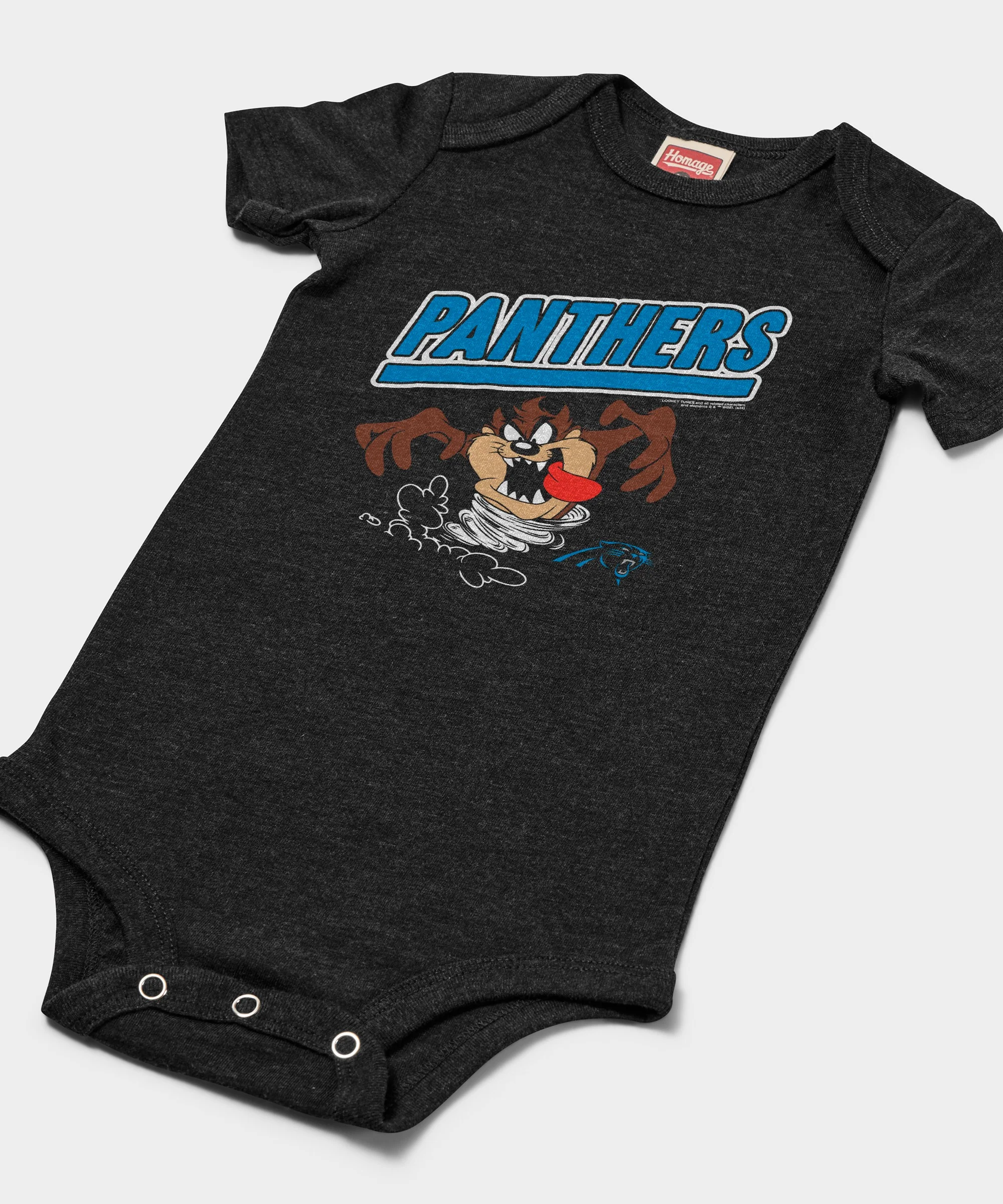 Looney Tunes Taz x Carolina Panthers Baby One Piece - Image 2
