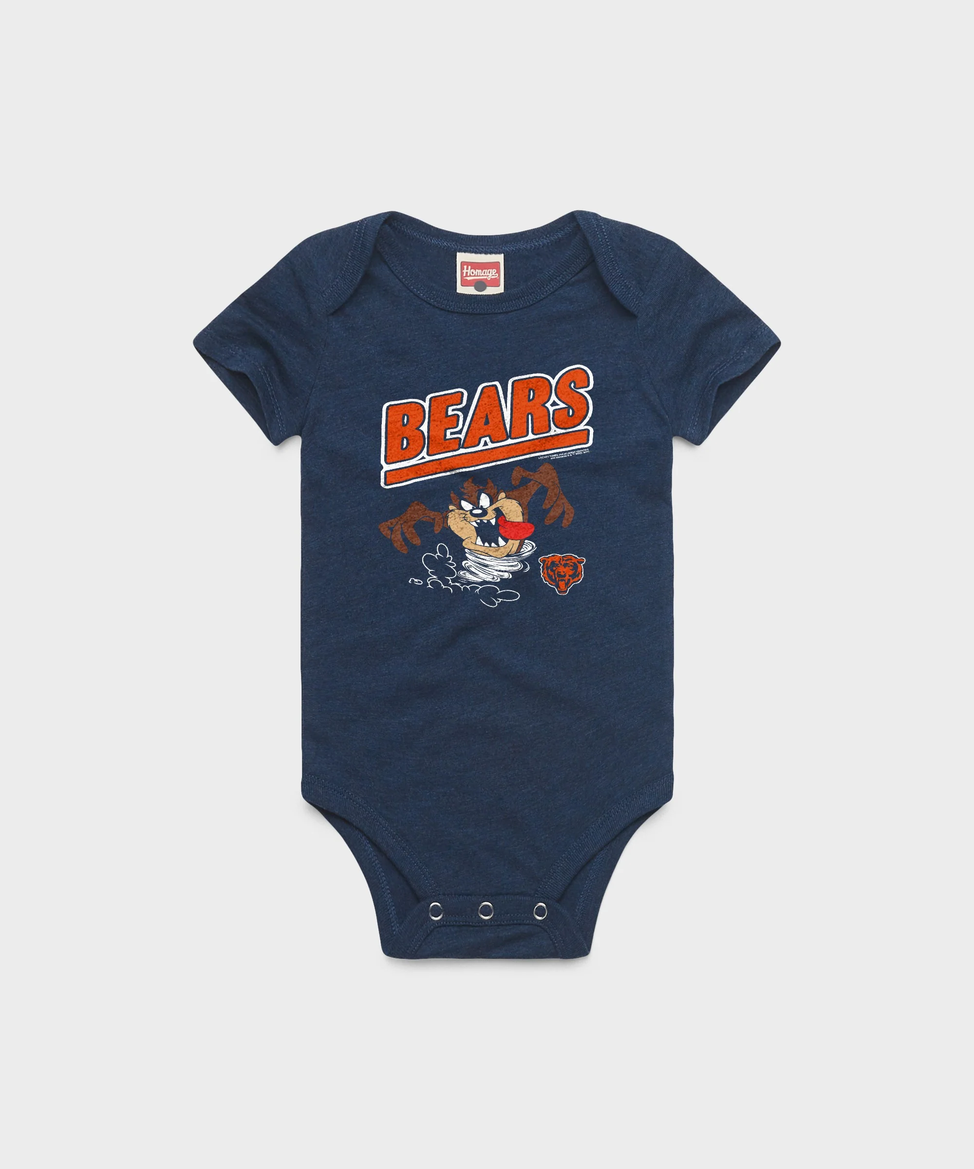 Looney Tunes Taz x Chicago Bears Baby One Piece