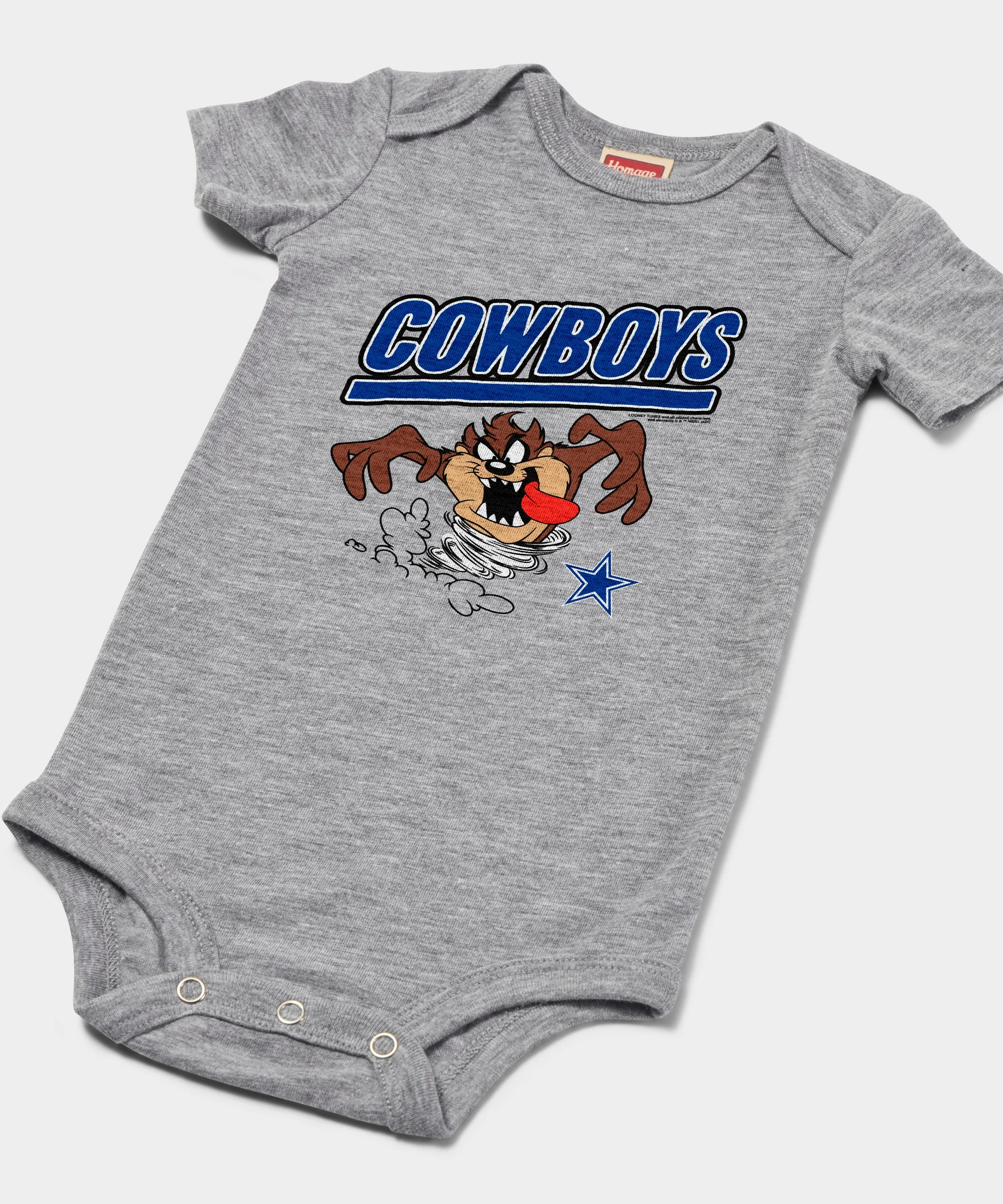 Looney Tunes Taz x Dallas Cowboys Baby One Piece - Image 2