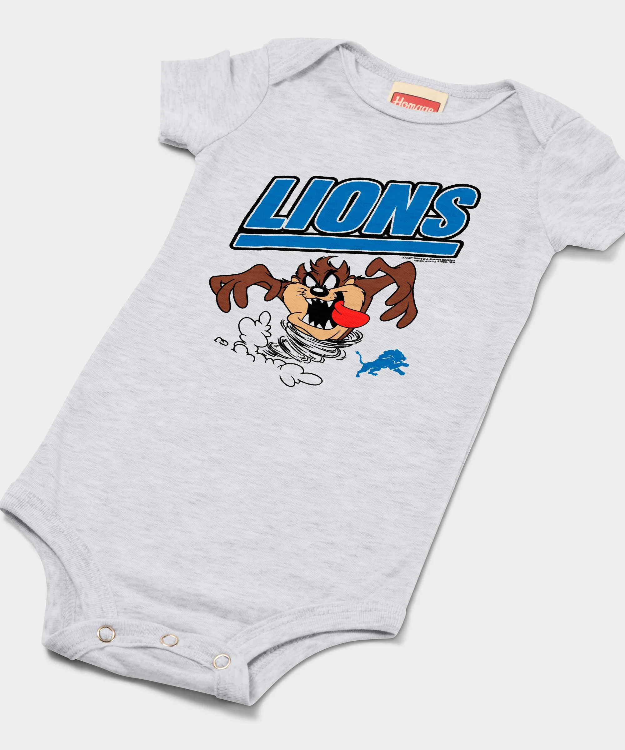 Looney Tunes Taz x Detroit Lions Baby One Piece - Image 2