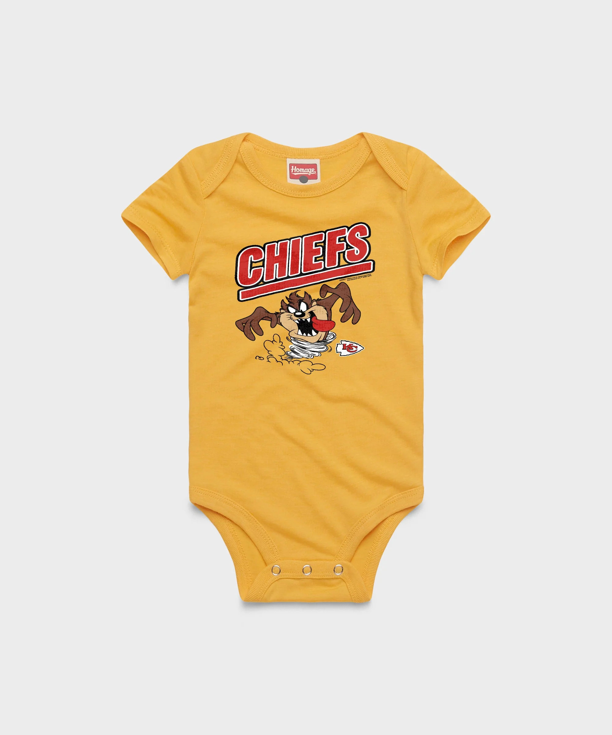 Looney Tunes Taz x Kansas City Chiefs Baby One Piece