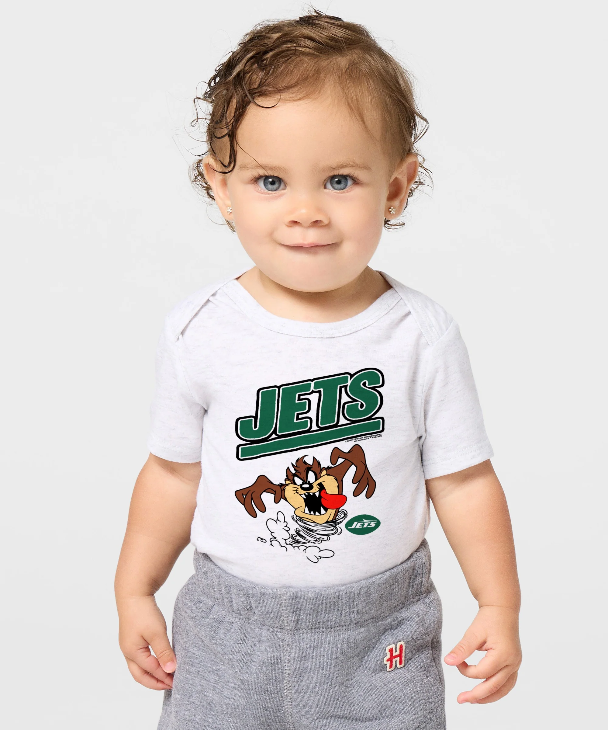 Looney Tunes Taz x New York Jets Baby One Piece - Image 3