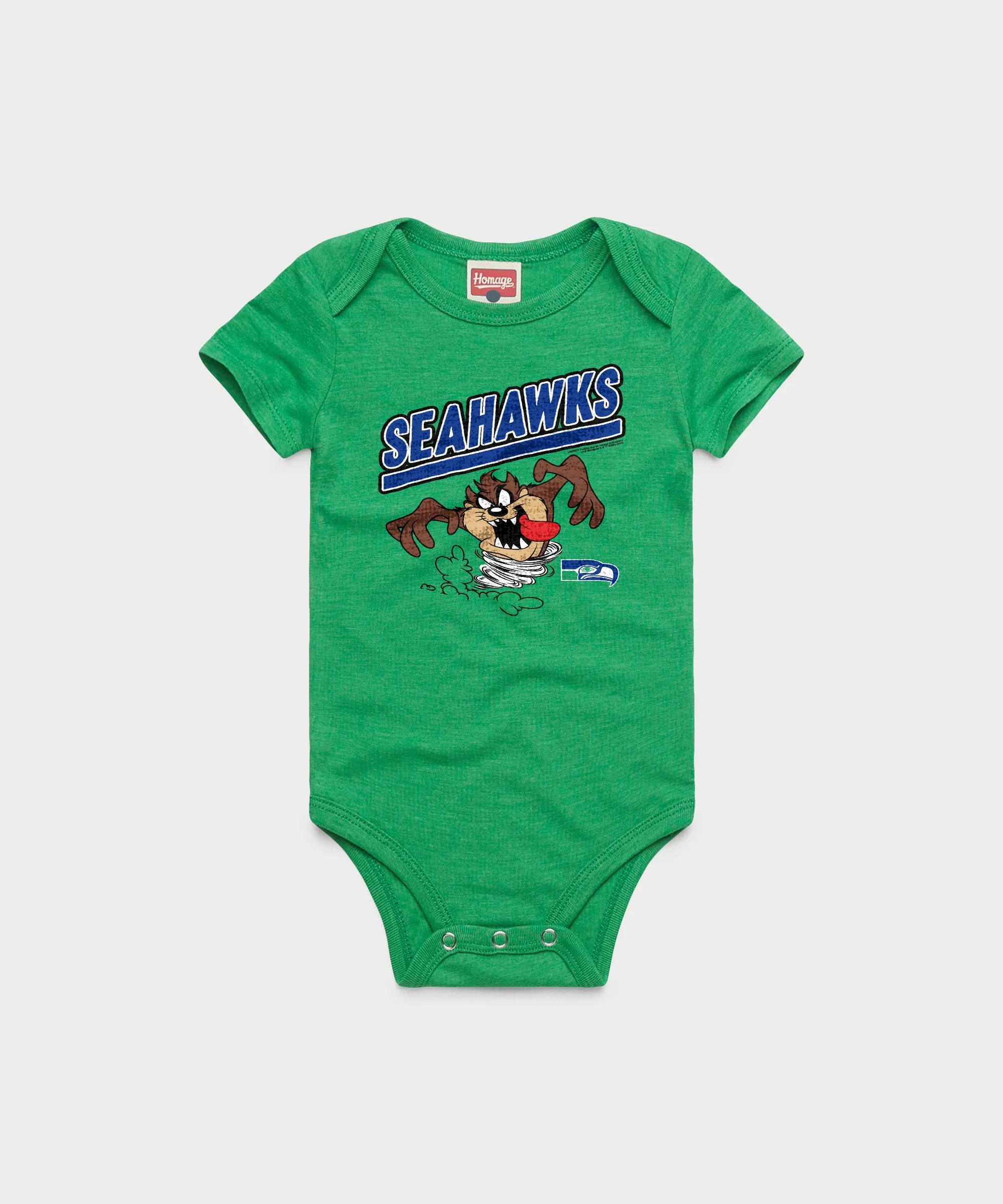 Looney Tunes Taz x Seattle Seahawks Baby One Piece