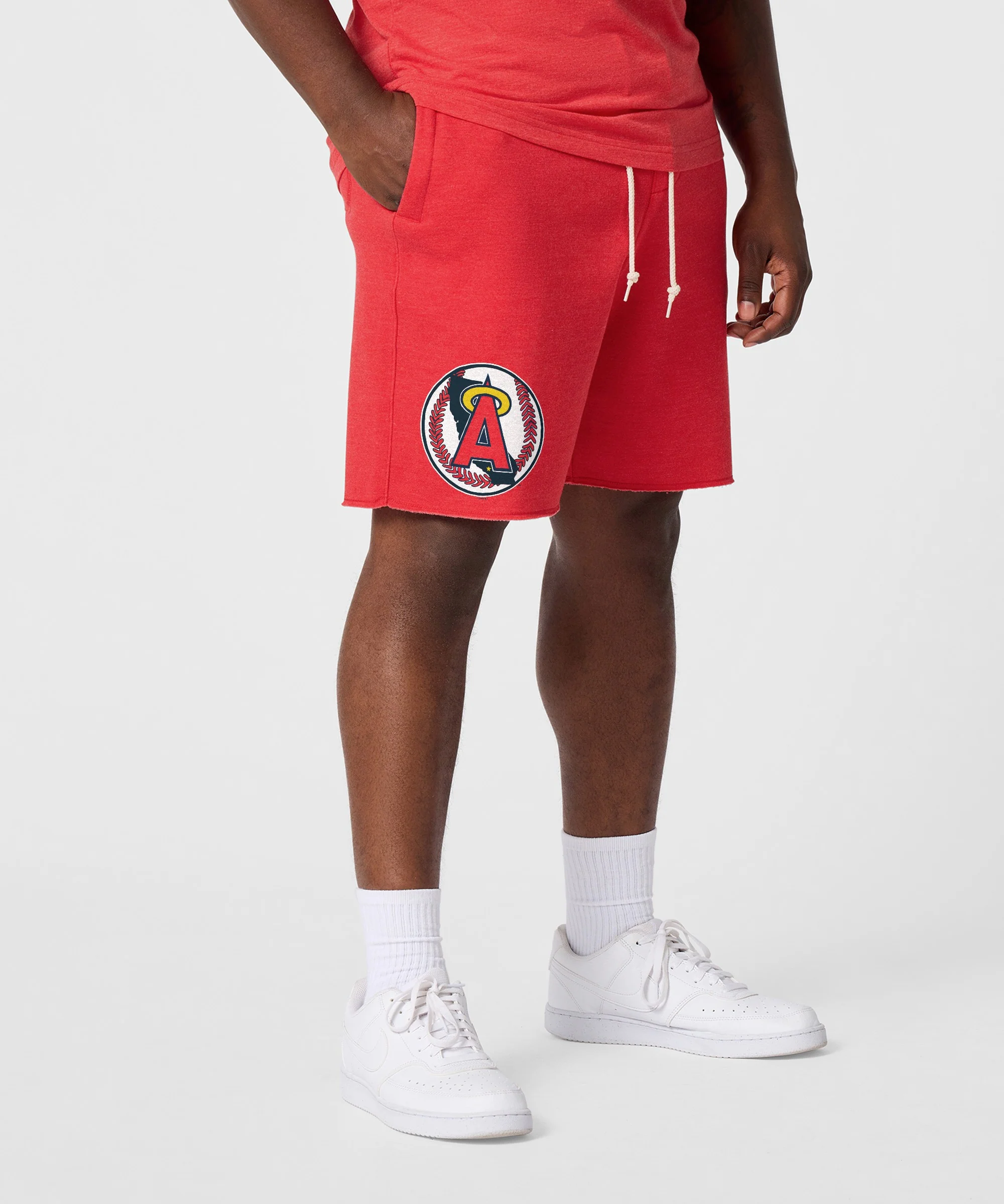 Los Angeles Angels '86 Sweat Shorts - Image 3