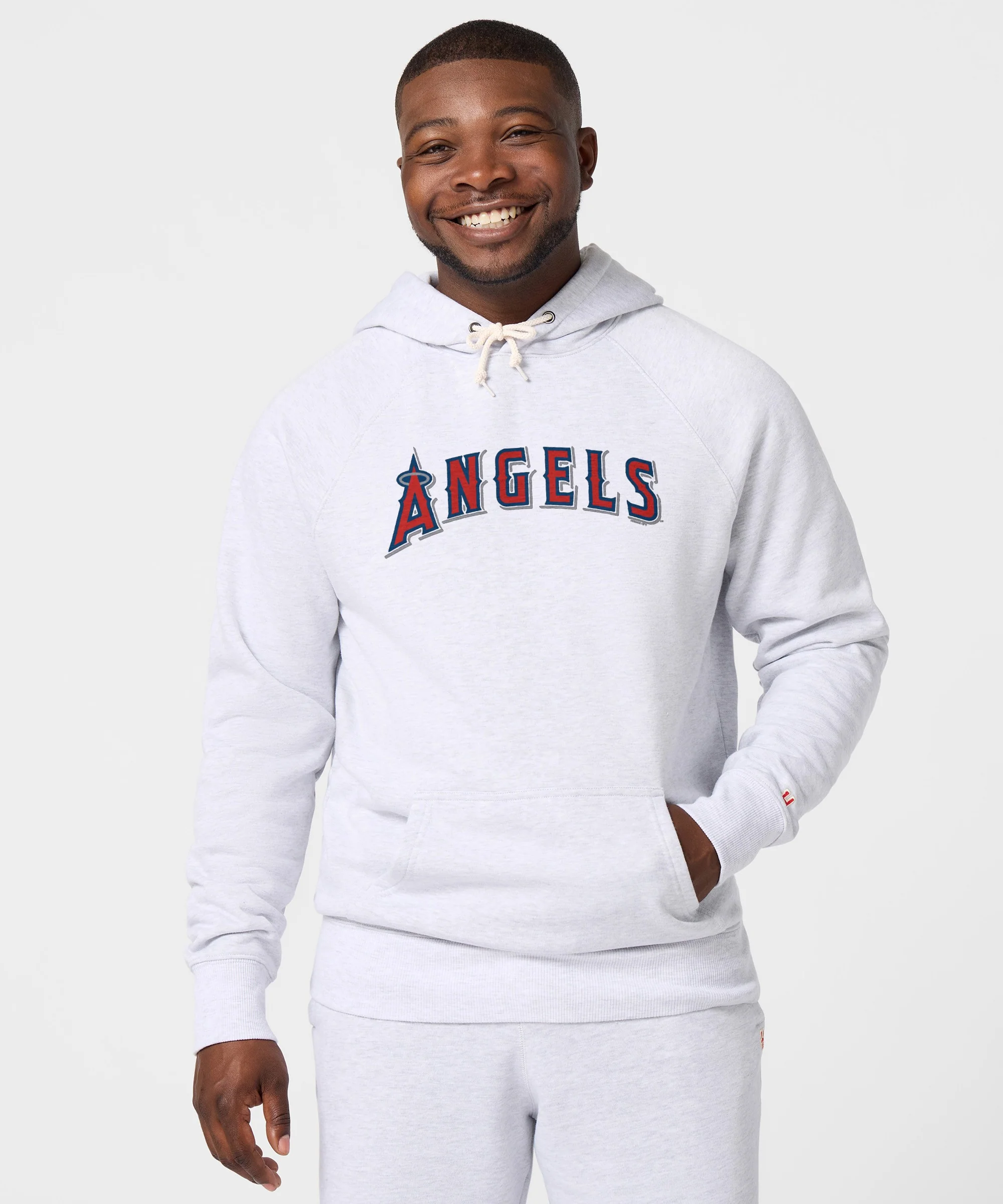 Los Angeles Angels Jersey Logo '12 Hoodie - Image 3