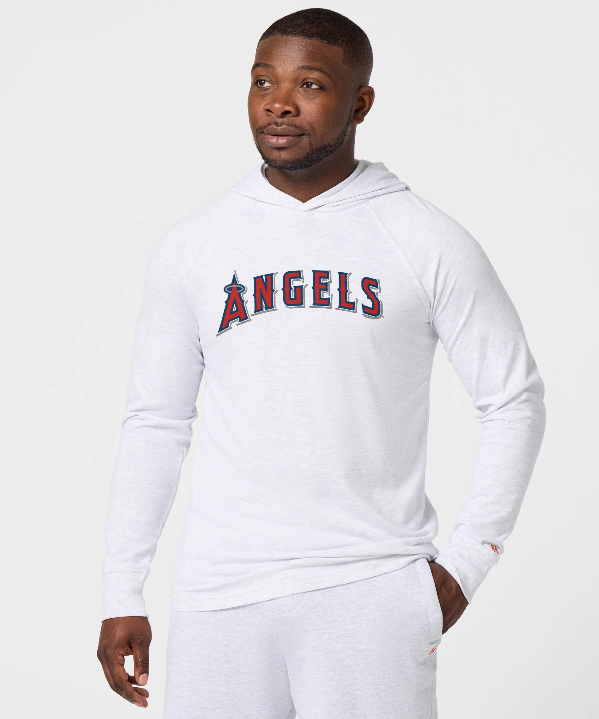 Los Angeles Angels Jersey Logo '12 Lightweight Hoodie - Image 3