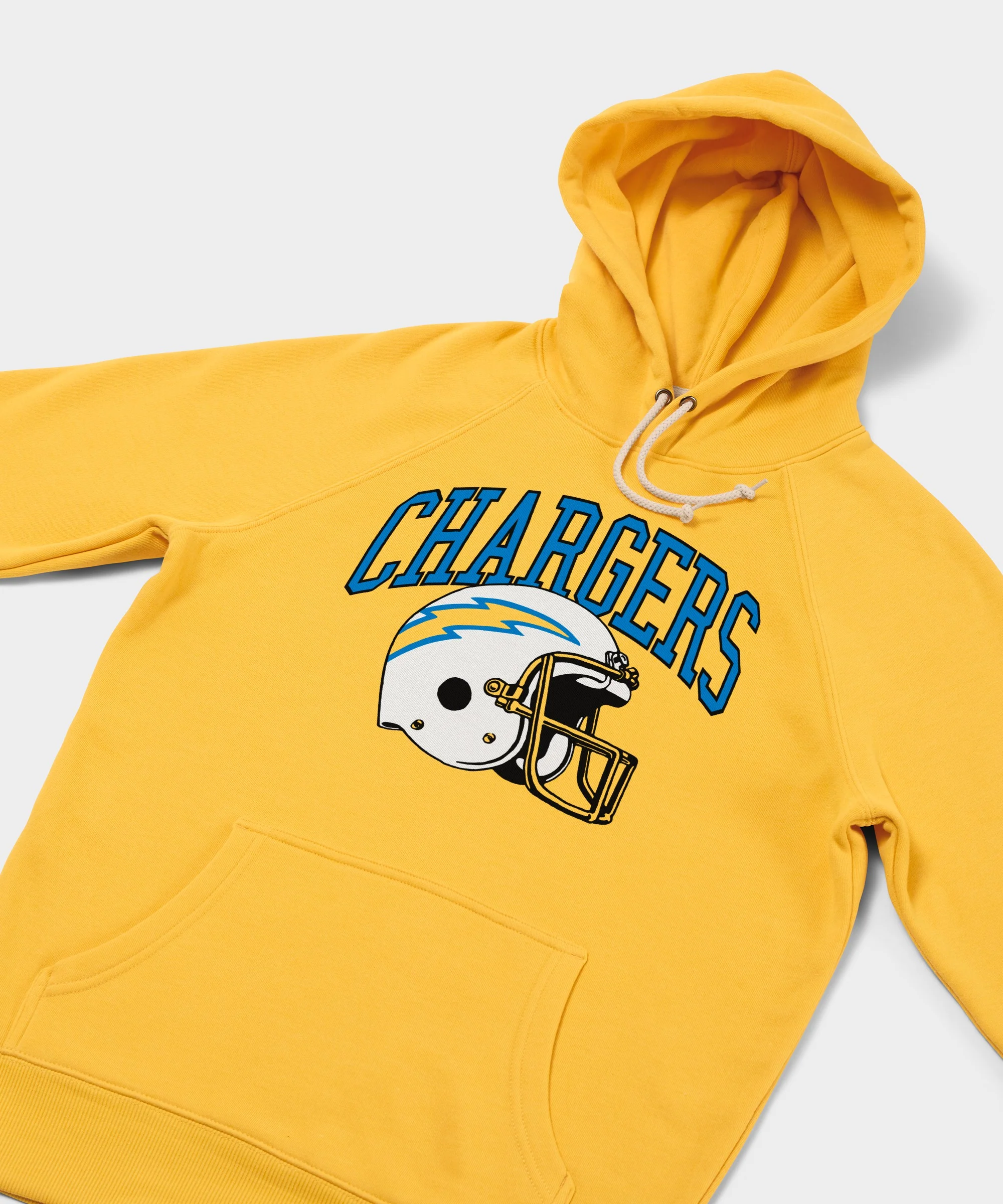 Los Angeles Chargers Helmet Retro Hoodie - Image 2