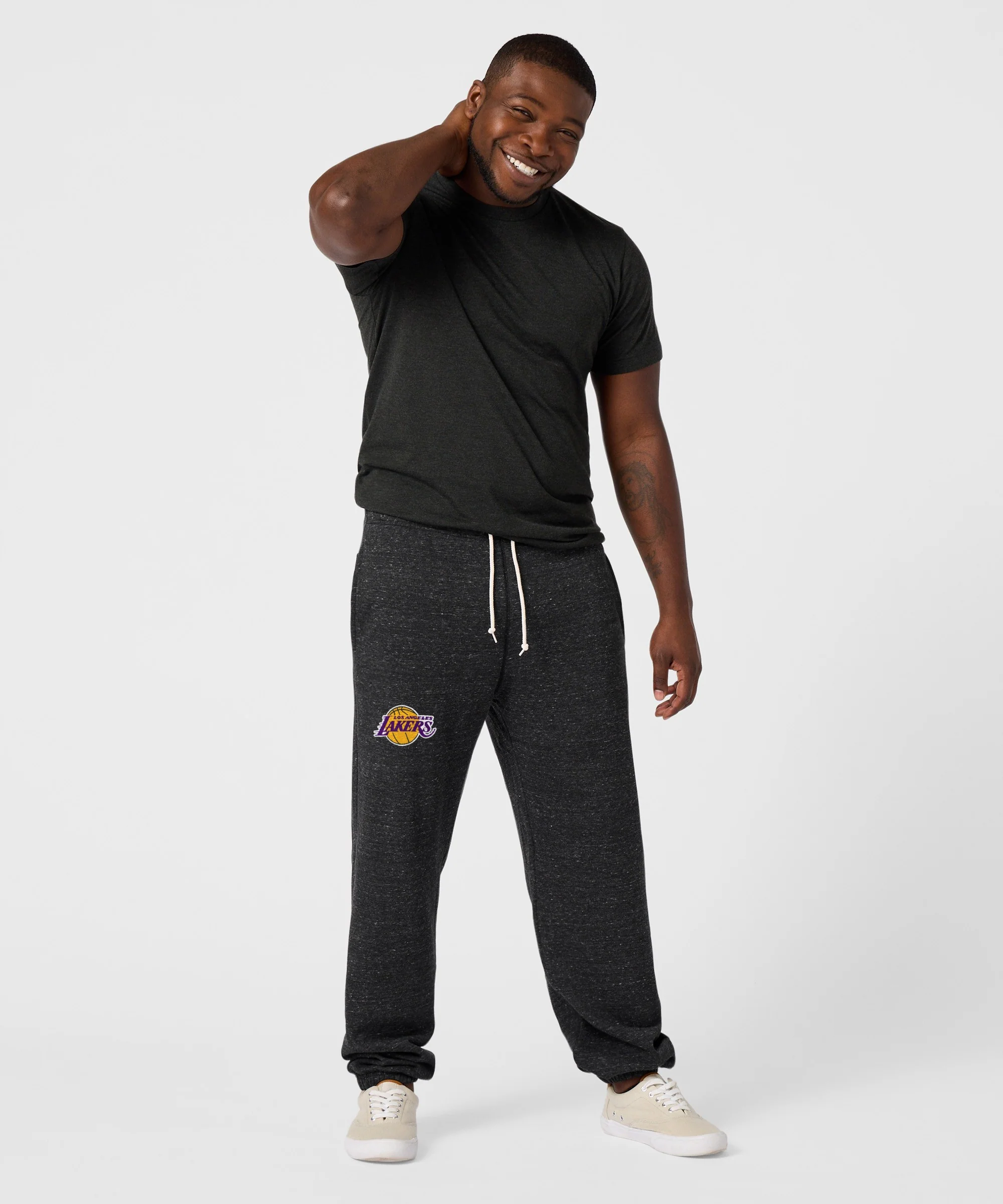 Los Angeles Lakers Logo Sweatpants - Image 5