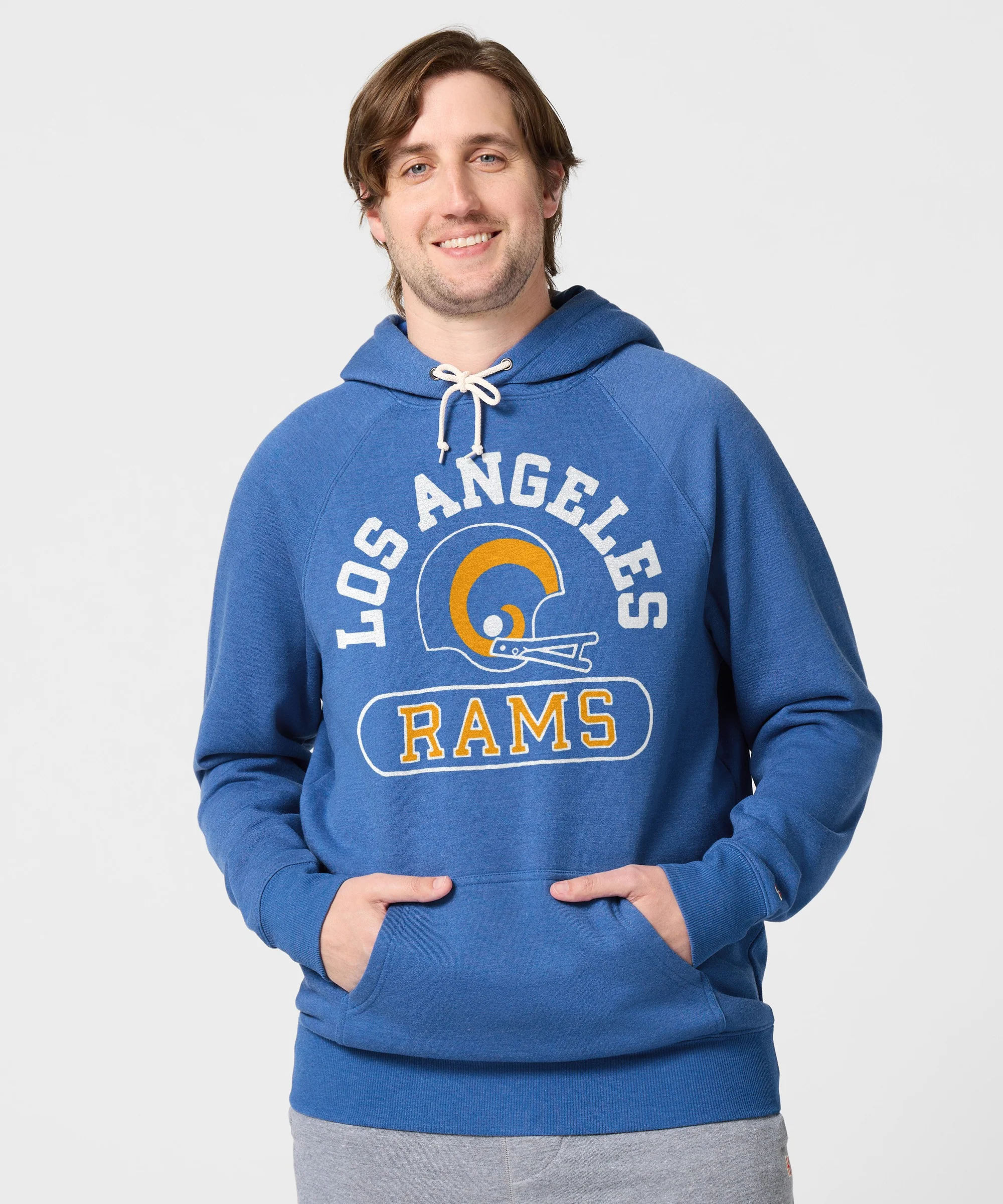 Los Angeles Rams Throwback Helmet Hoodie - Image 3