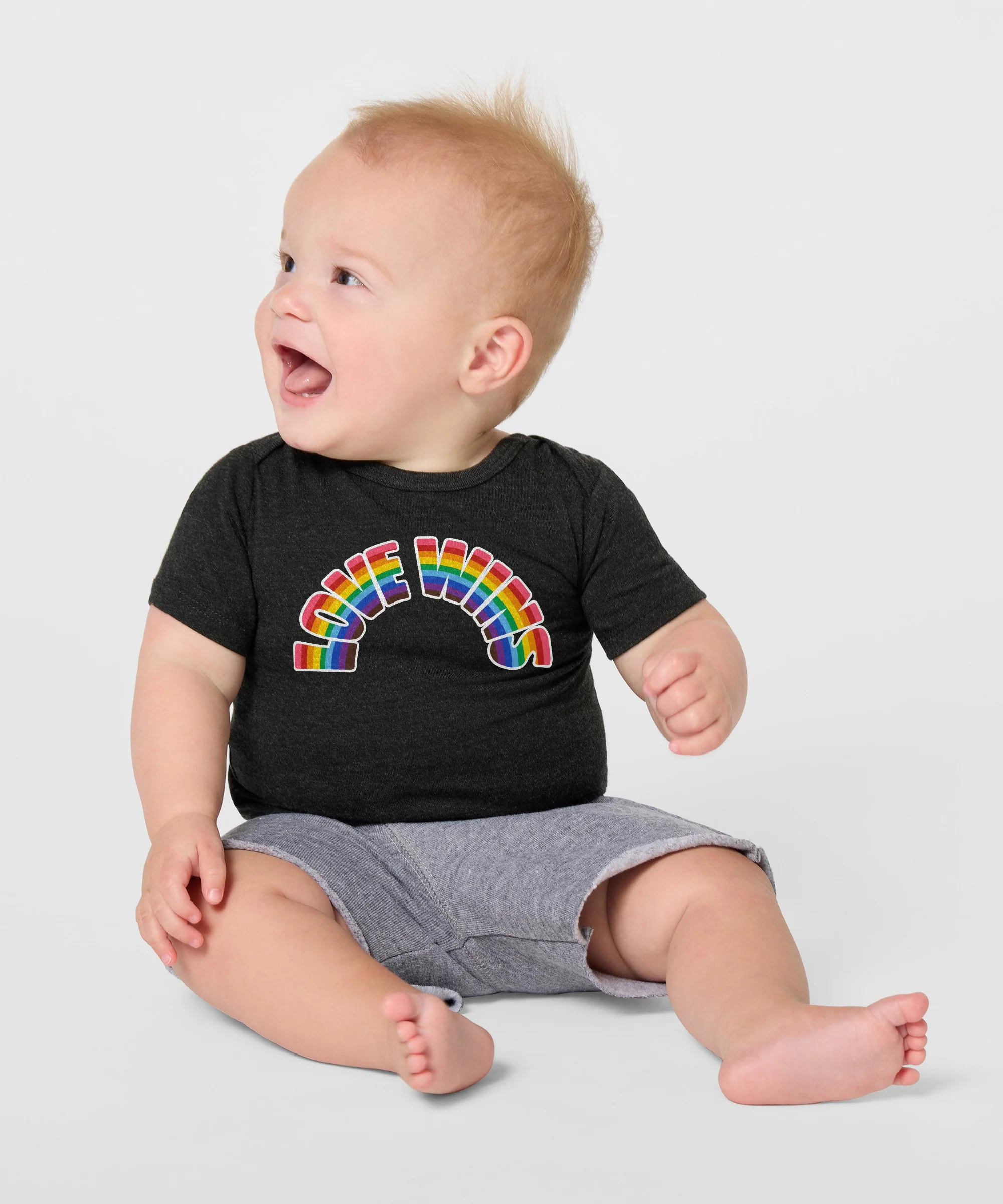 Love Wins Baby One Piece - Image 3