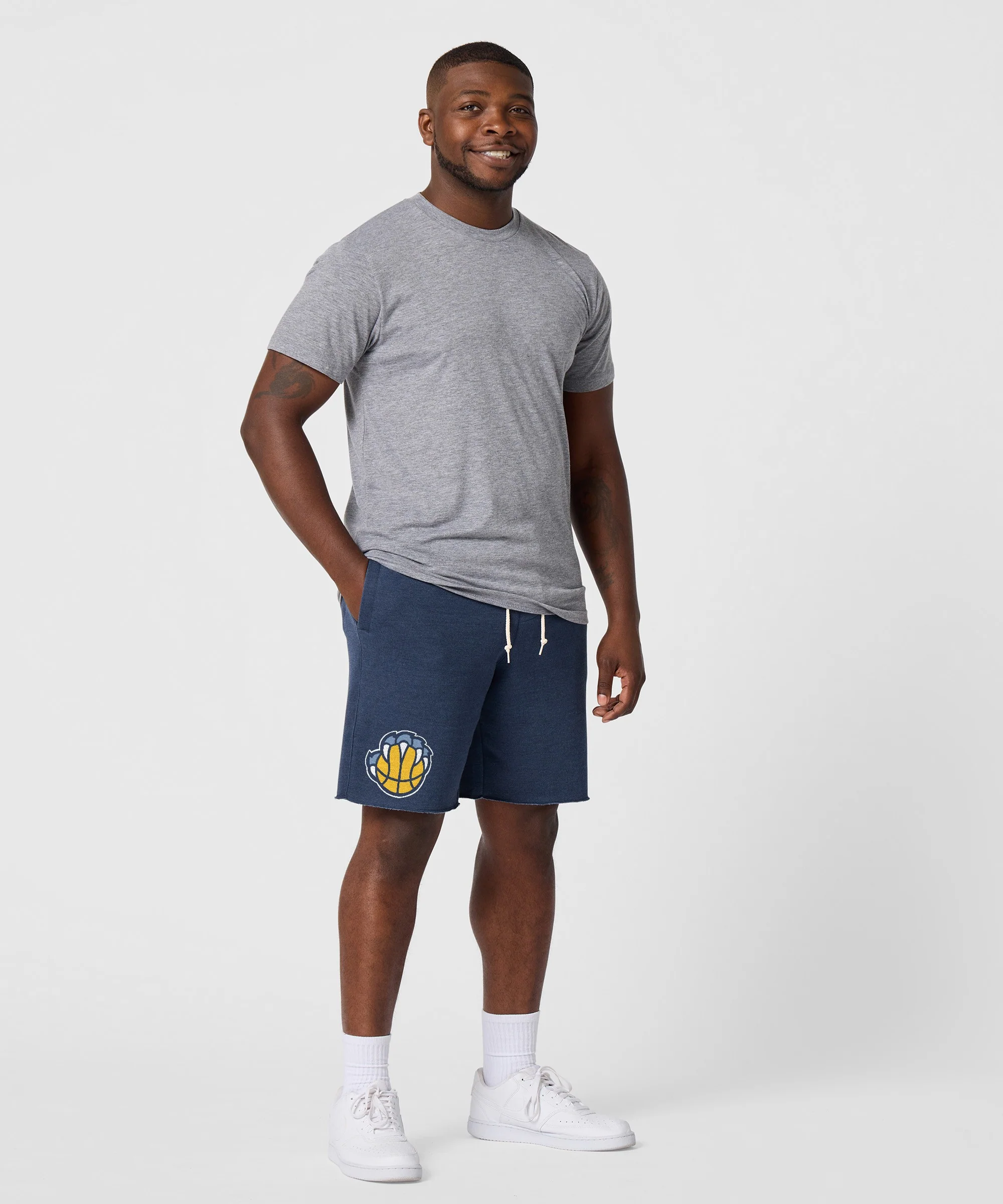 Memphis Grizzlies Alt Logo Sweat Shorts - Image 5