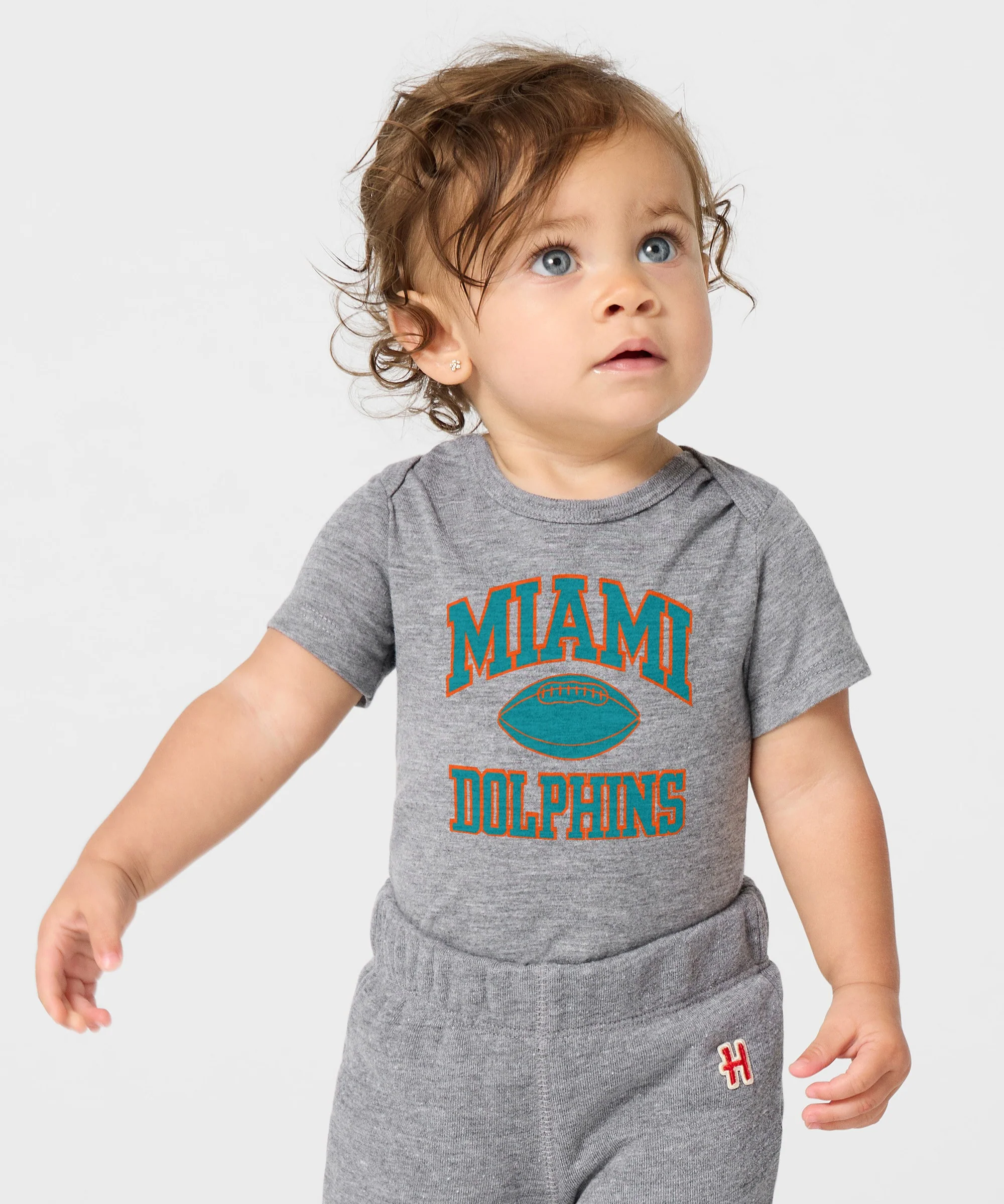 Miami Dolphins Gridiron Baby One Piece - Image 3