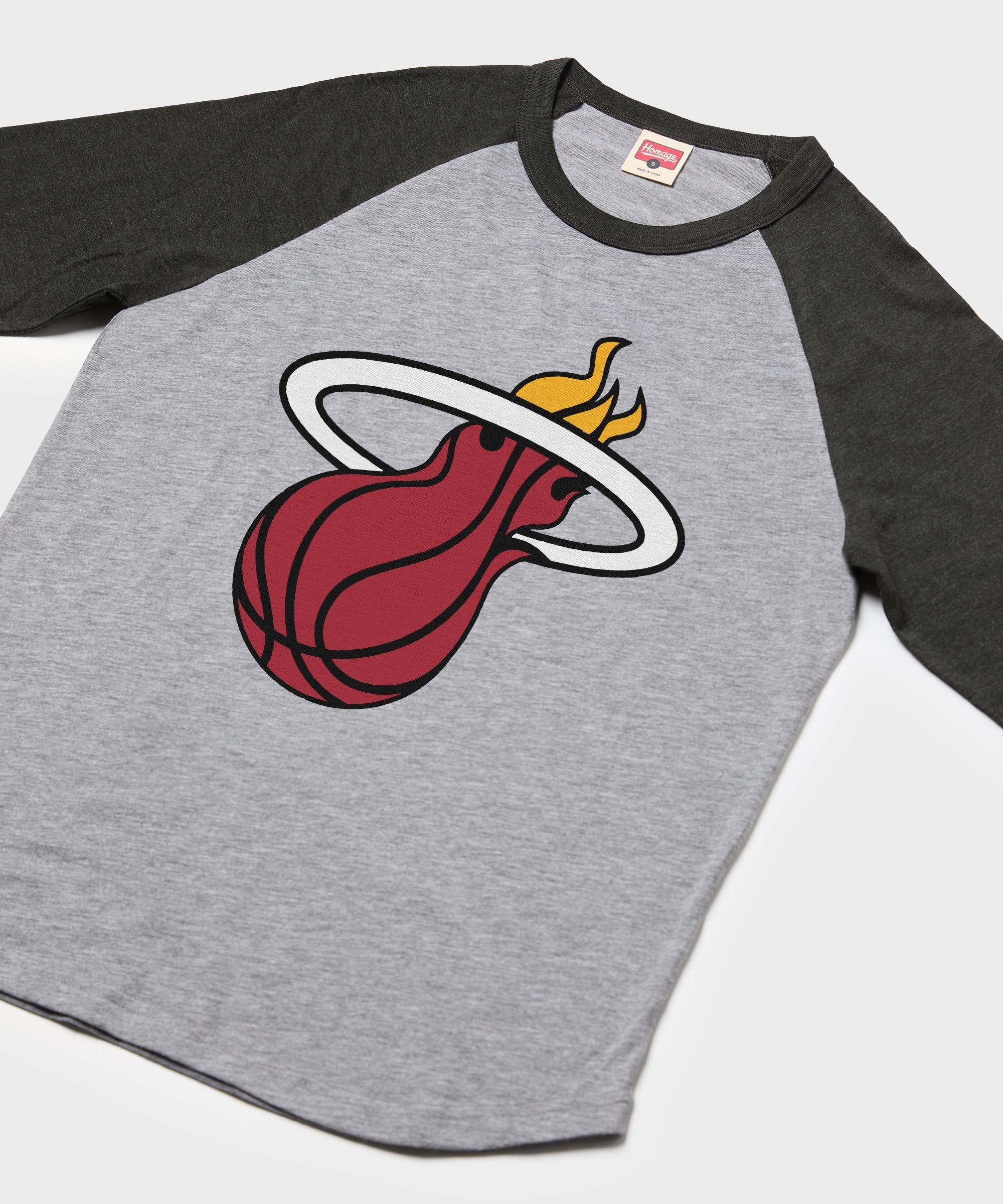 Miami Heat Logo Raglan - Image 2