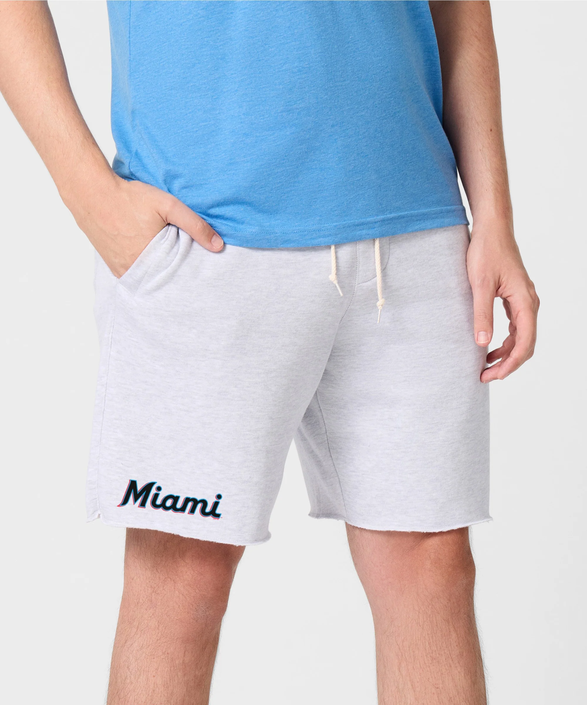 Miami Marlins Jersey Logo '19 Sweat Shorts - Image 3