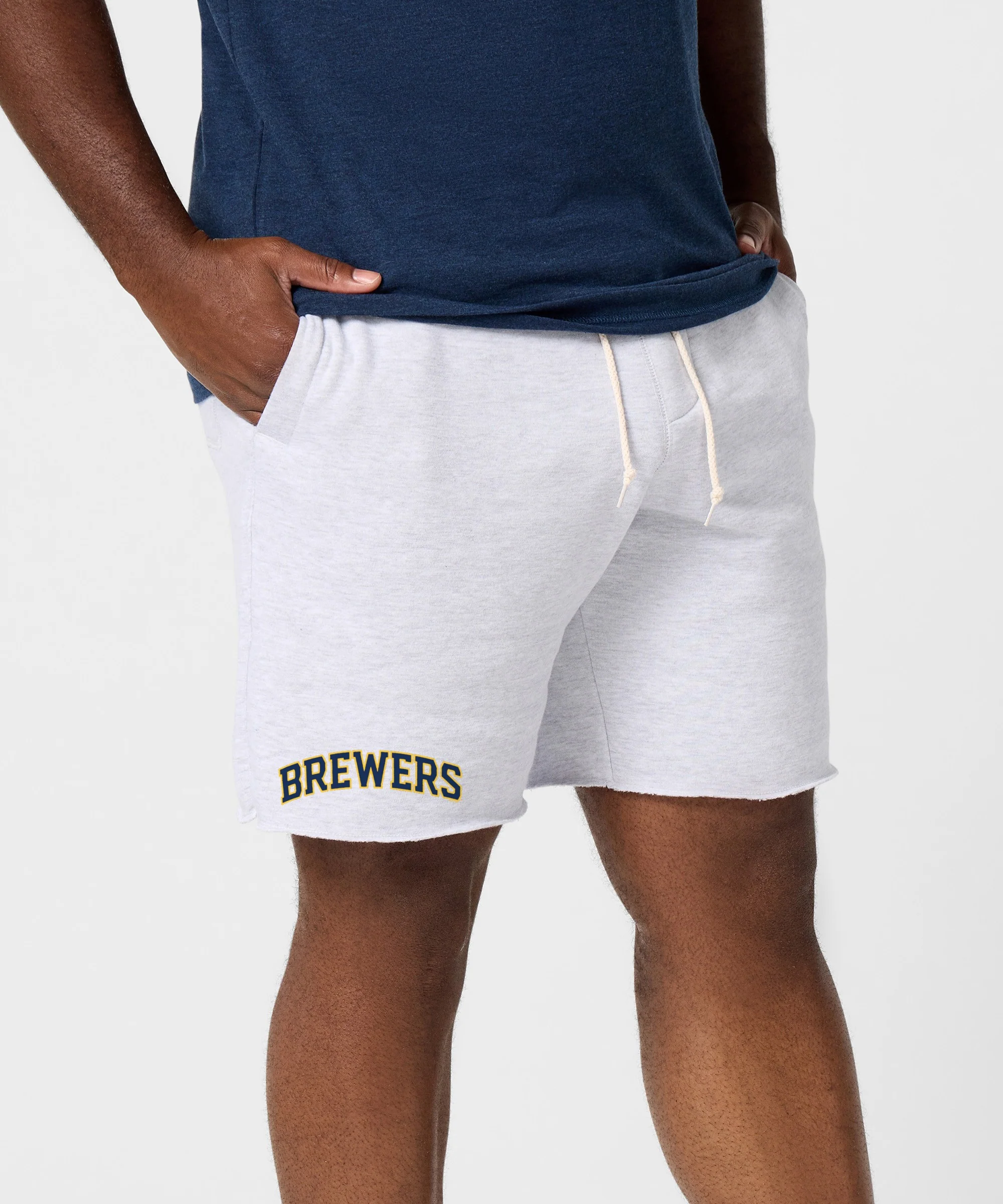 Milwaukee Brewers Jersey Logo '20 Sweat Shorts - Image 3