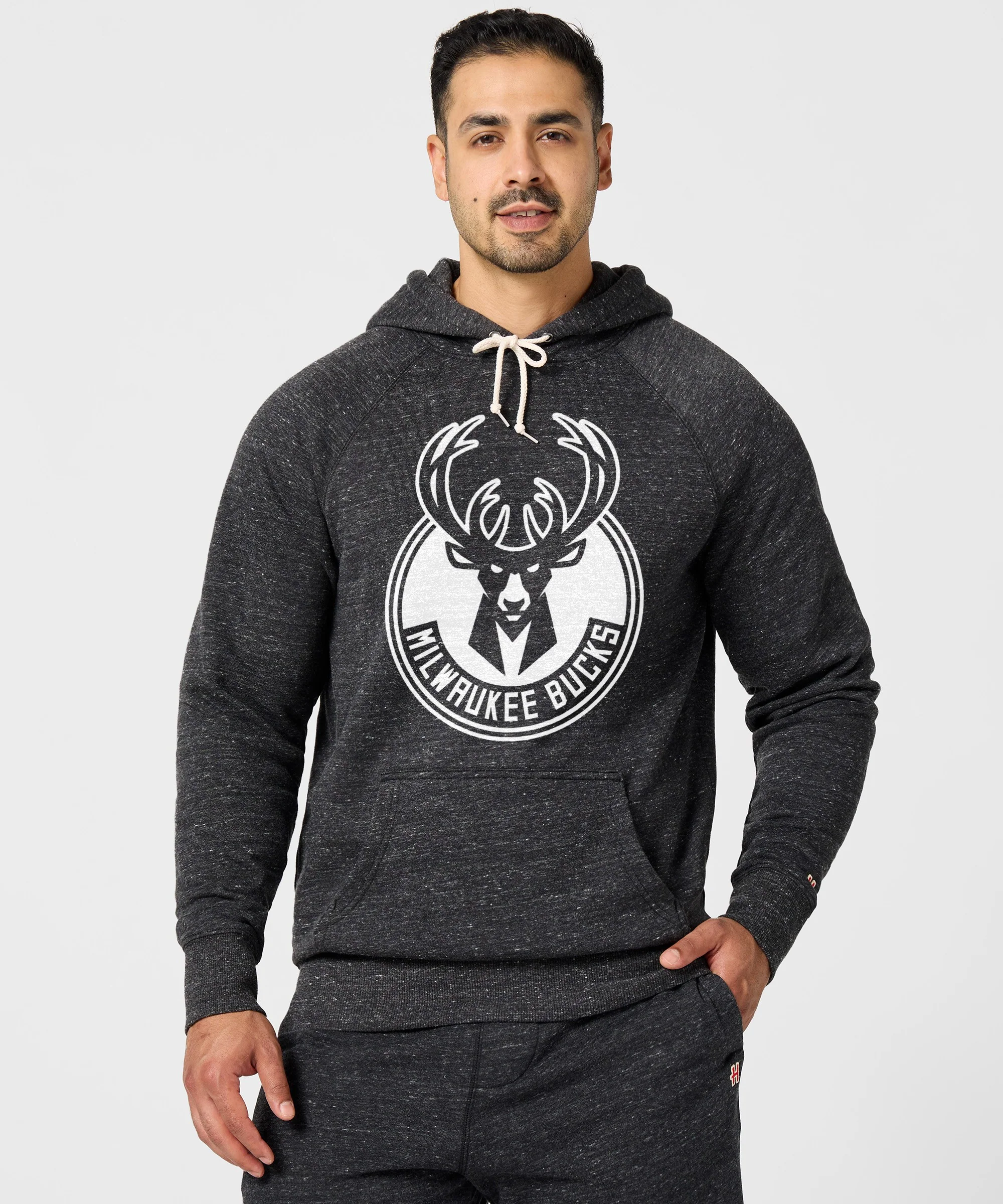 Milwaukee Bucks Blacktop Logo Hoodie - Image 3