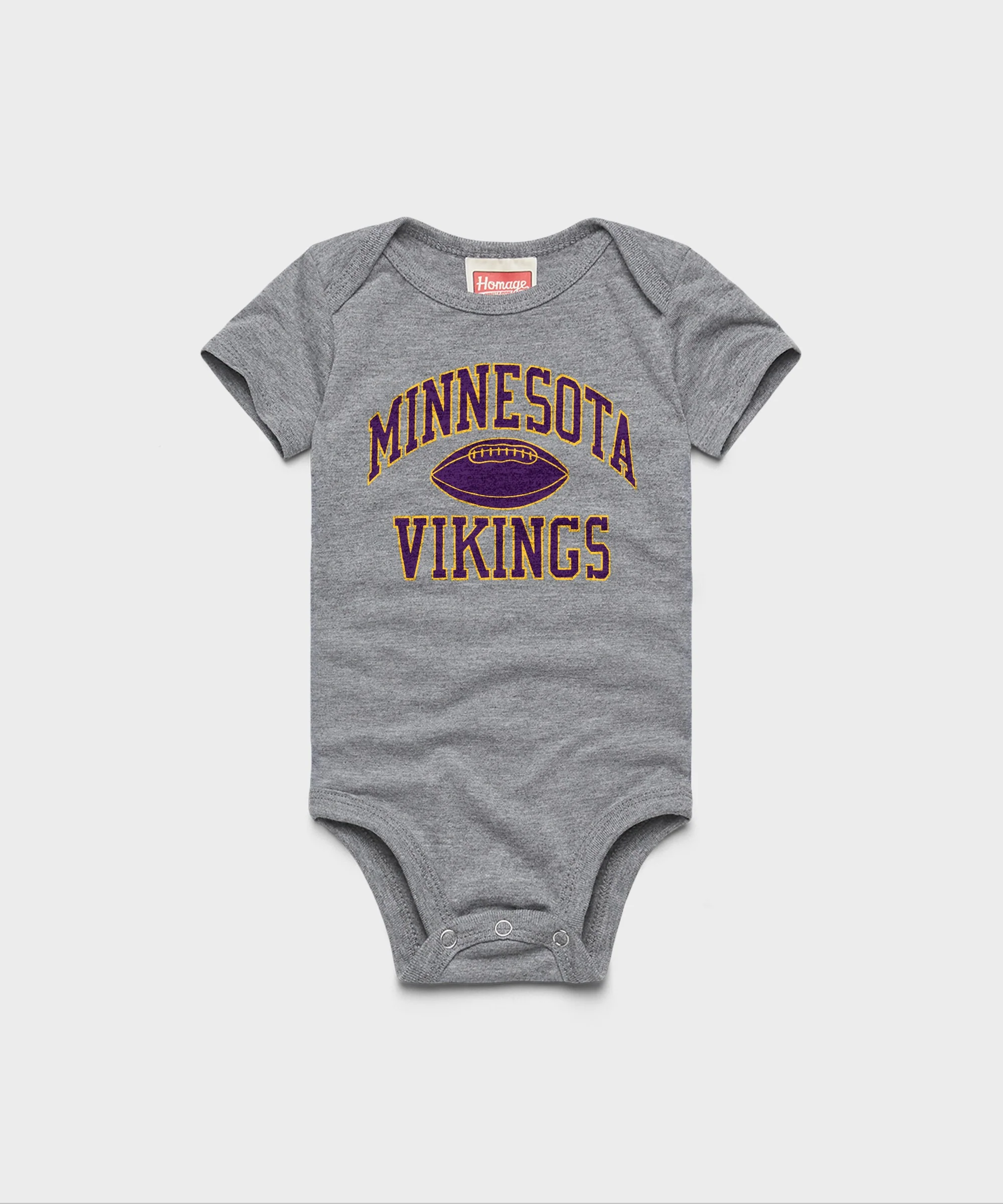 Minnesota Vikings Gridiron Baby One Piece