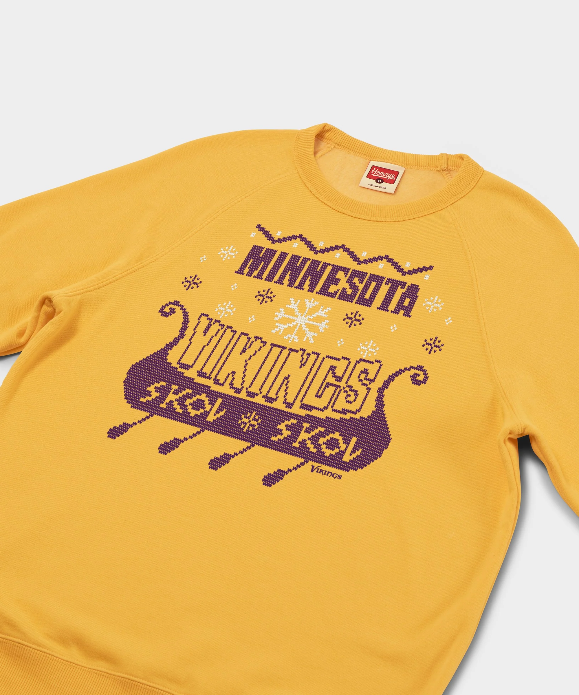 Minnesota Vikings Holiday Crewneck - Image 2