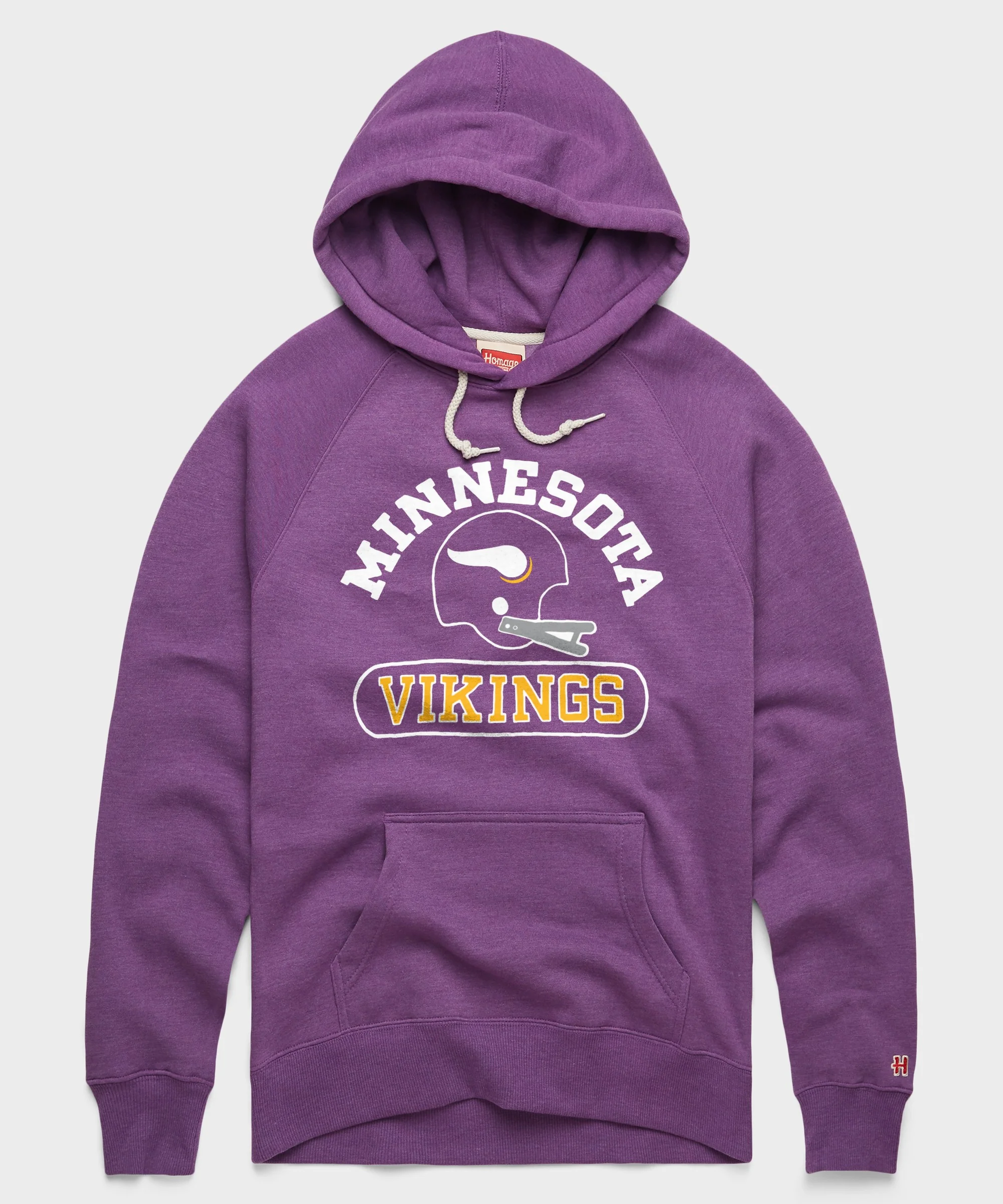 Minnesota Vikings Throwback Helmet Hoodie