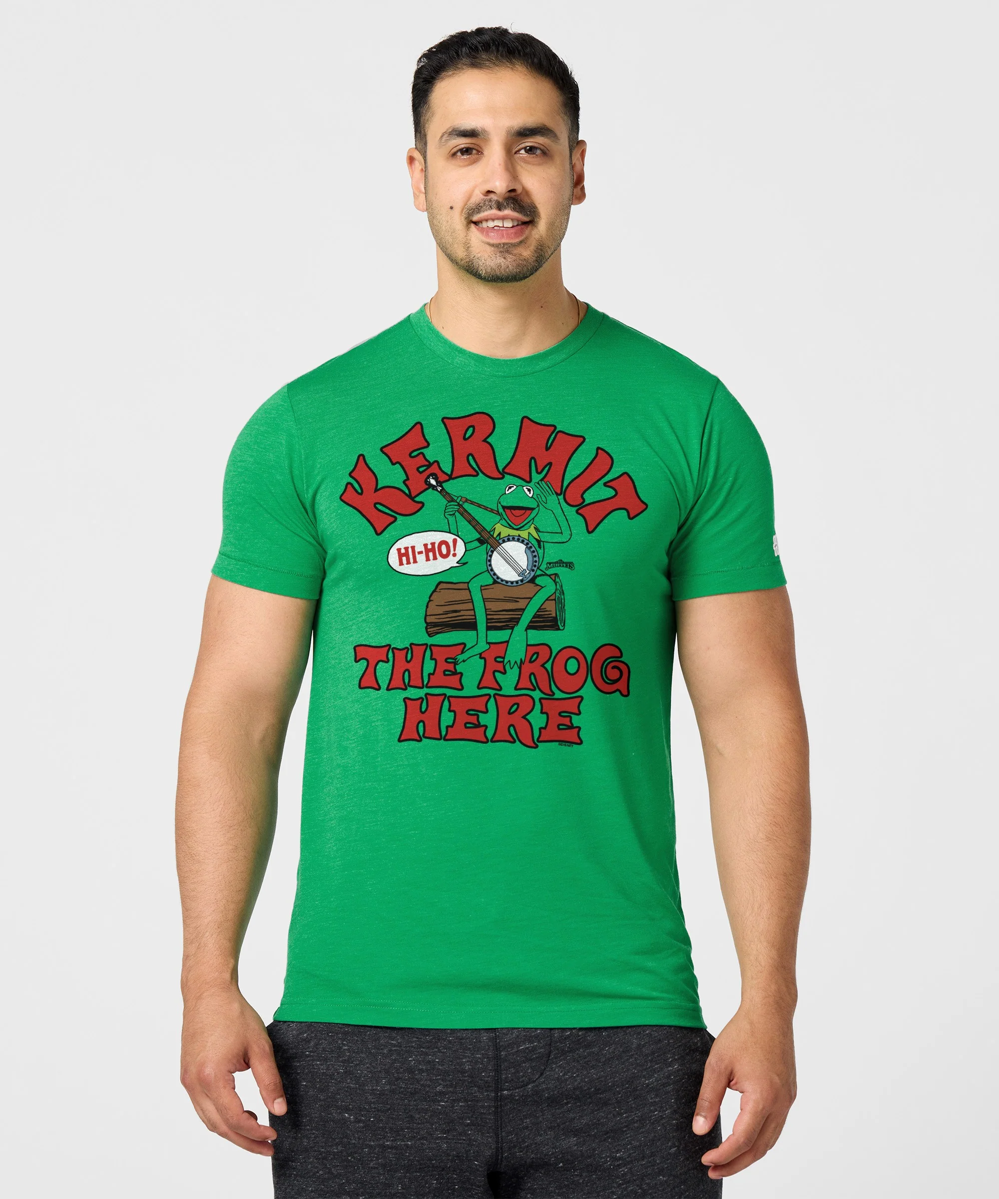 Muppets Kermit The Frog Here T-Shirt - Image 3