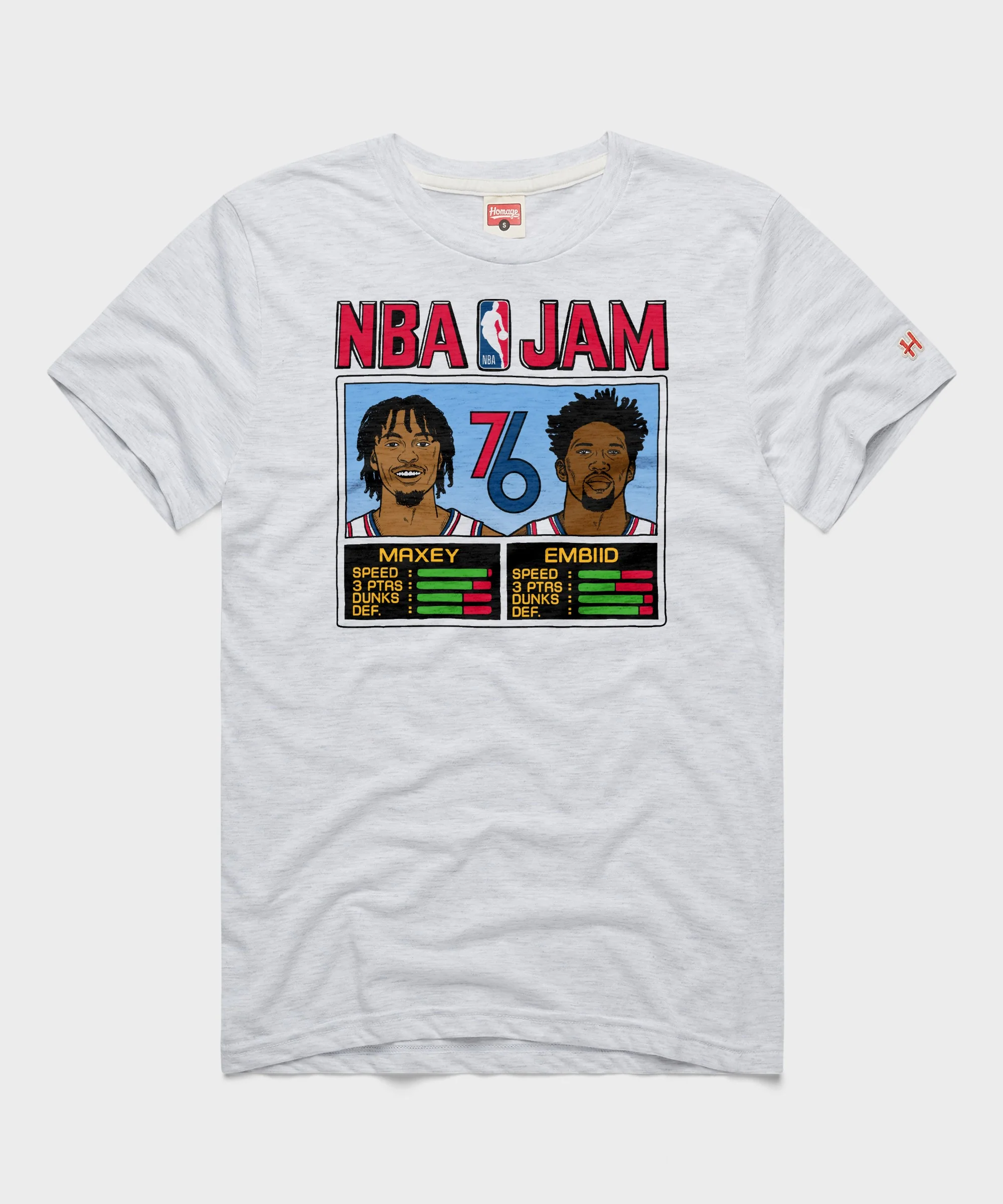 NBA Jam 76ers City Maxey And Embiid