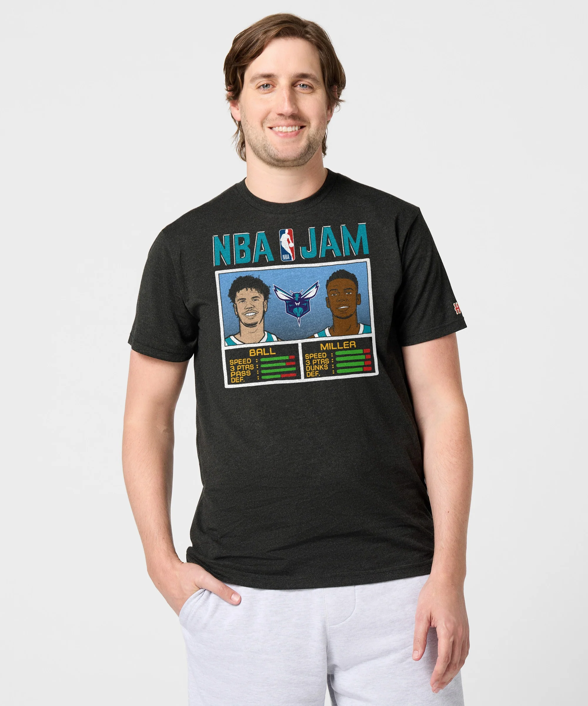 NBA Jam Hornets Ball And Miller - Image 3