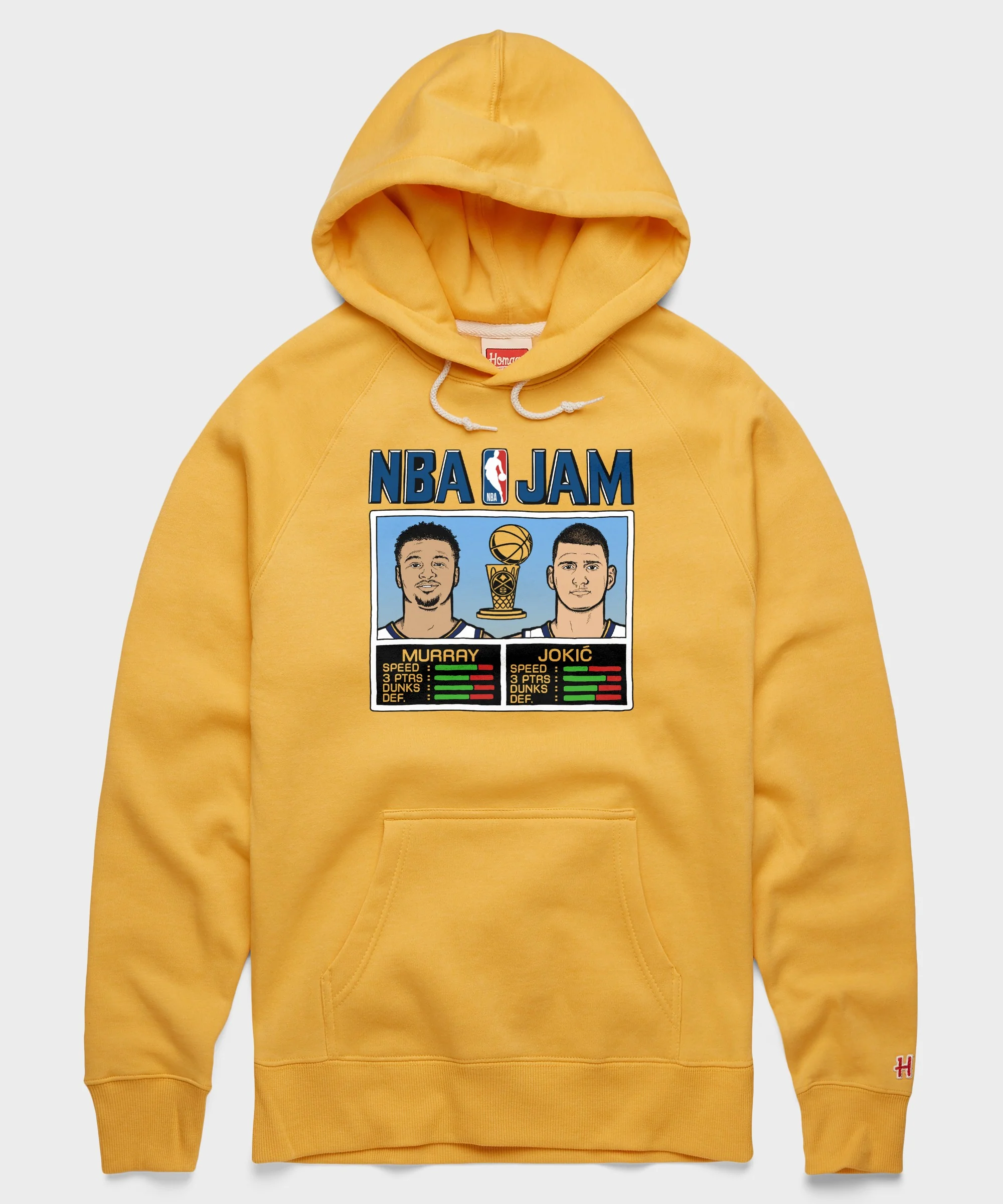 NBA Jam Nuggets 2023 Champs Murray And Jokic Hoodie