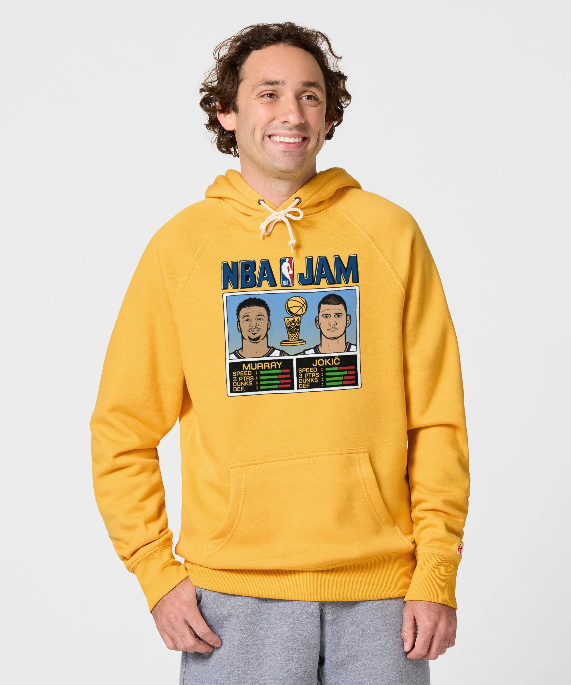 NBA Jam Nuggets 2023 Champs Murray And Jokic Hoodie - Image 3