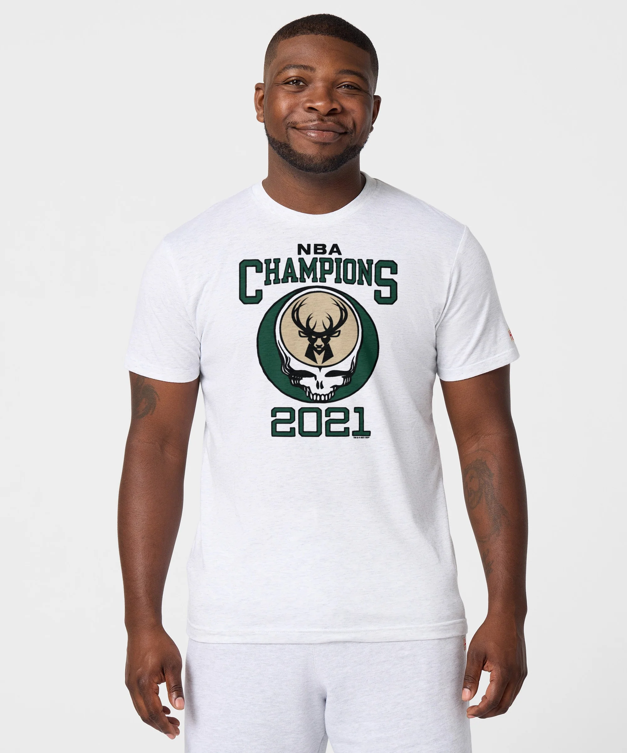 NBA x Grateful Dead 2021 Champs Bucks - Image 3