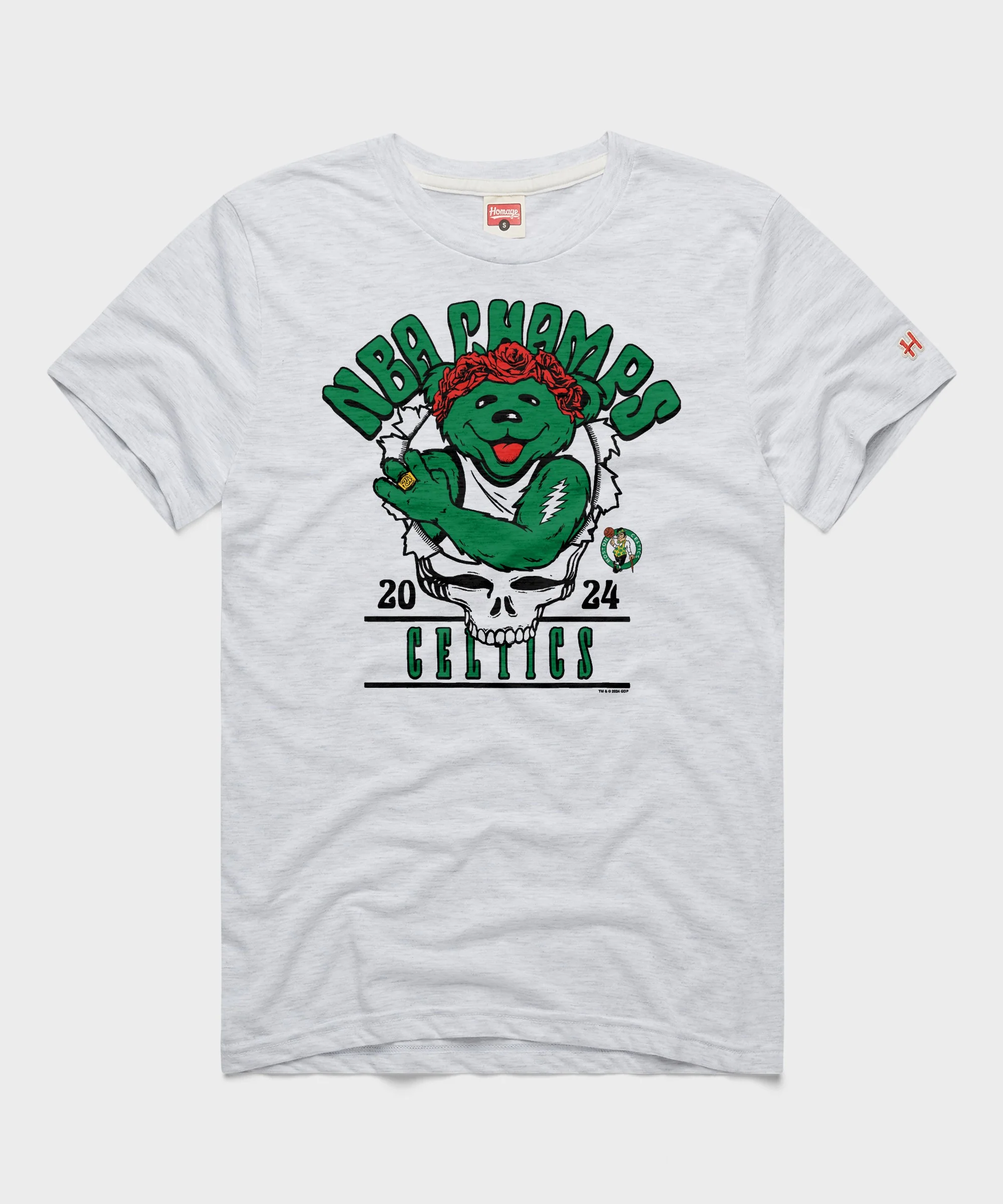 NBA x Grateful Dead 2024 Champs Celtics