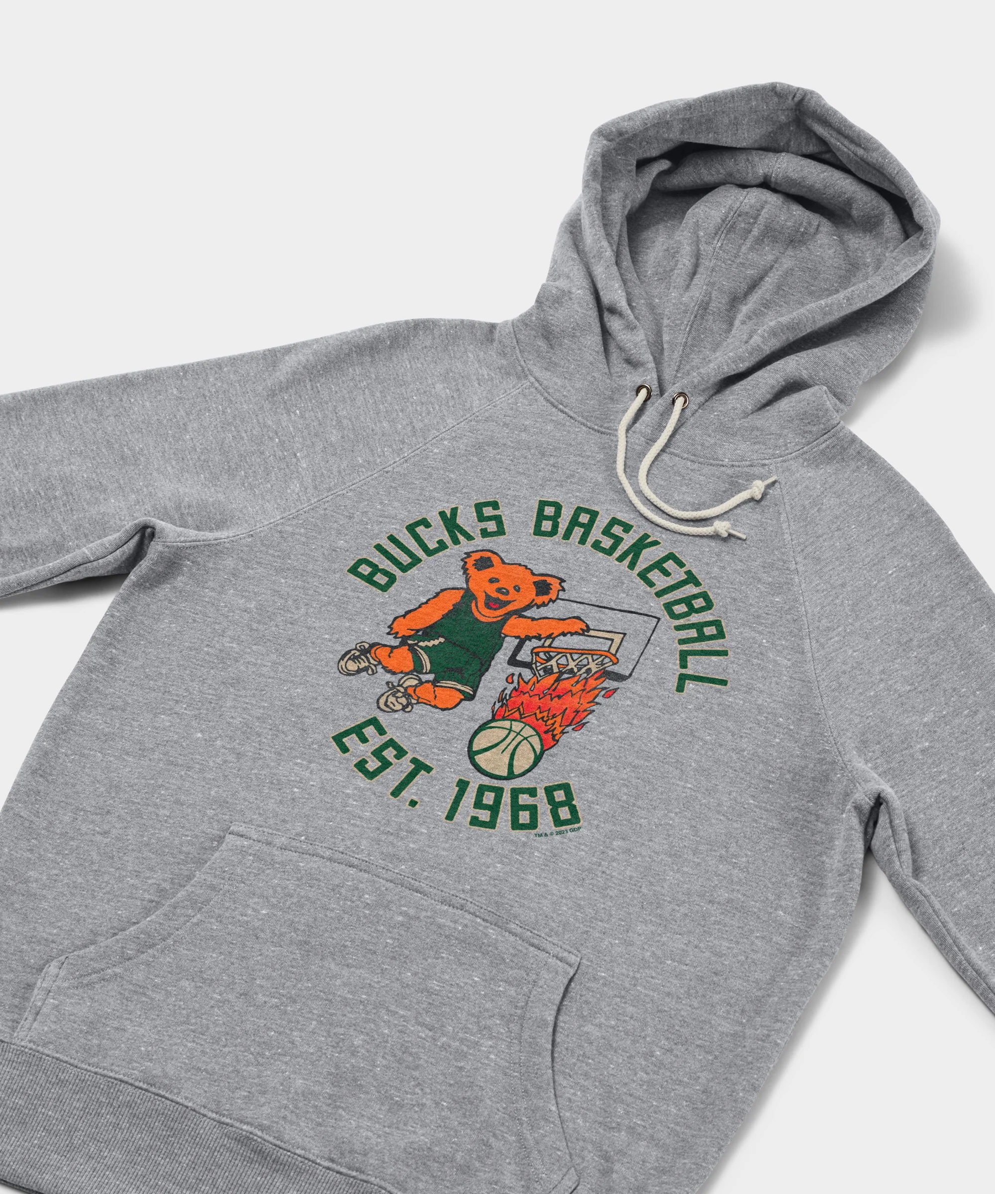 NBA x Grateful Dead x Bucks Hoodie - Image 2