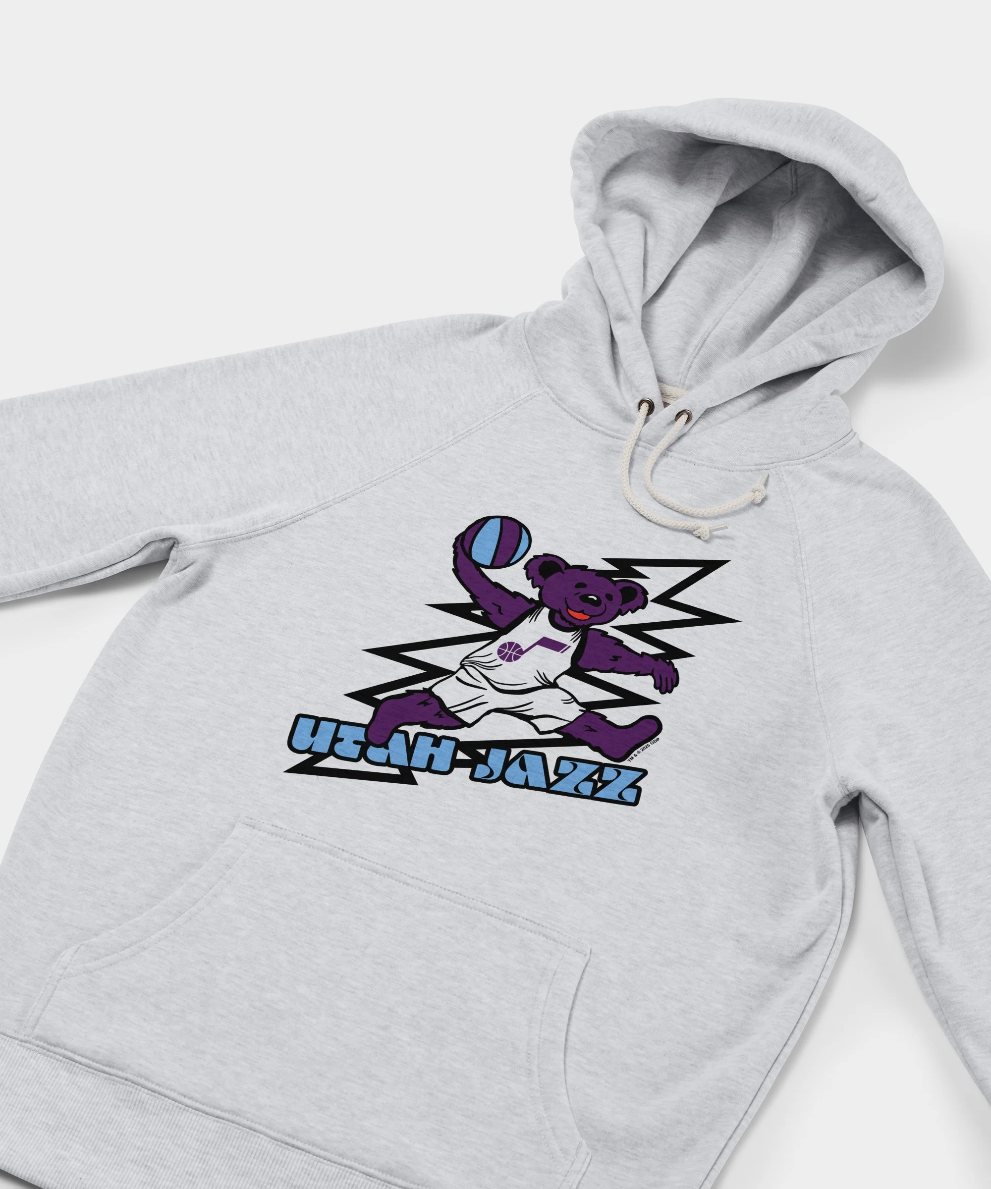 NBA x Grateful Dead x Jazz Hoodie - Image 2