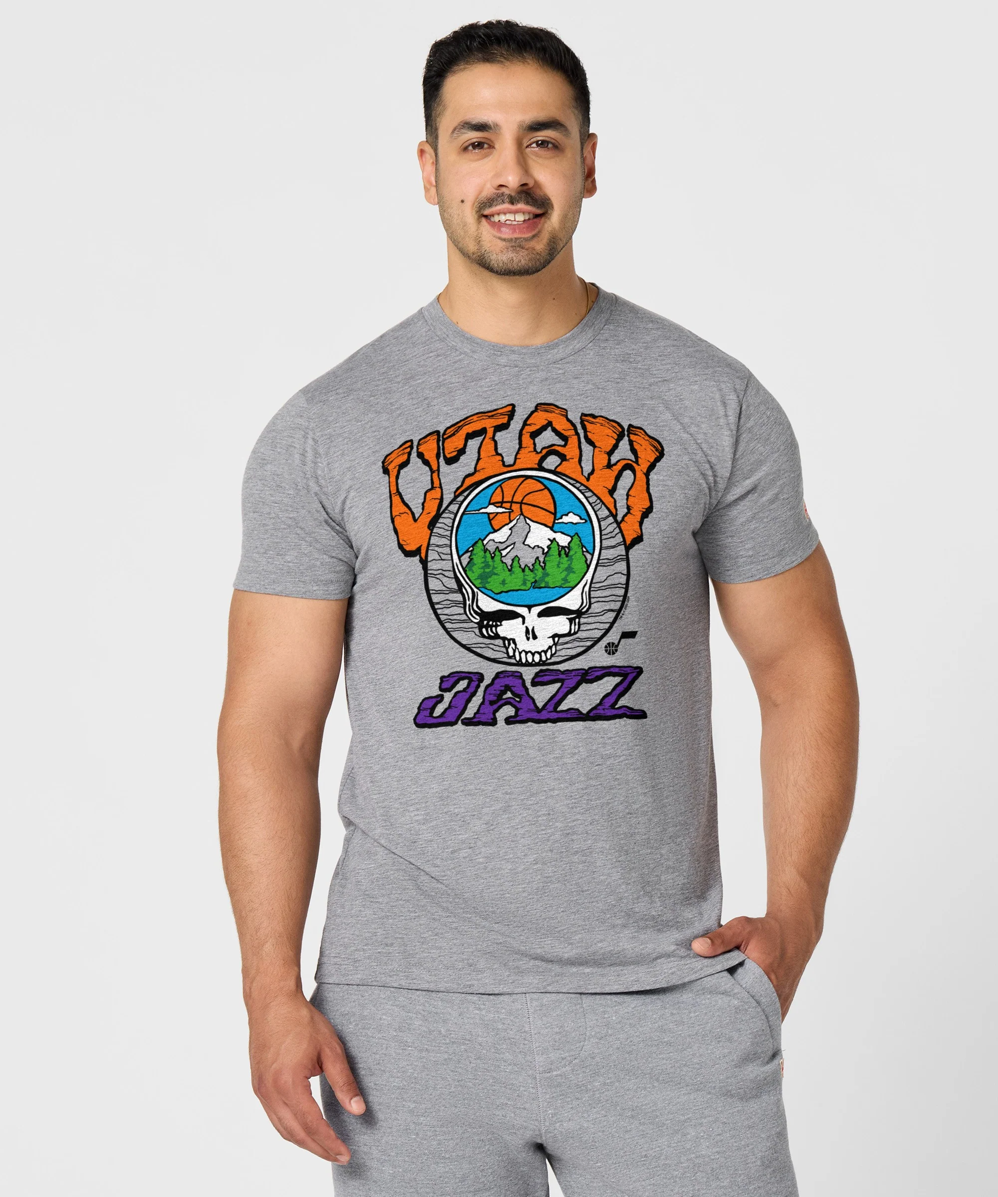 NBA x Grateful Dead x Jazz Skull - Image 3