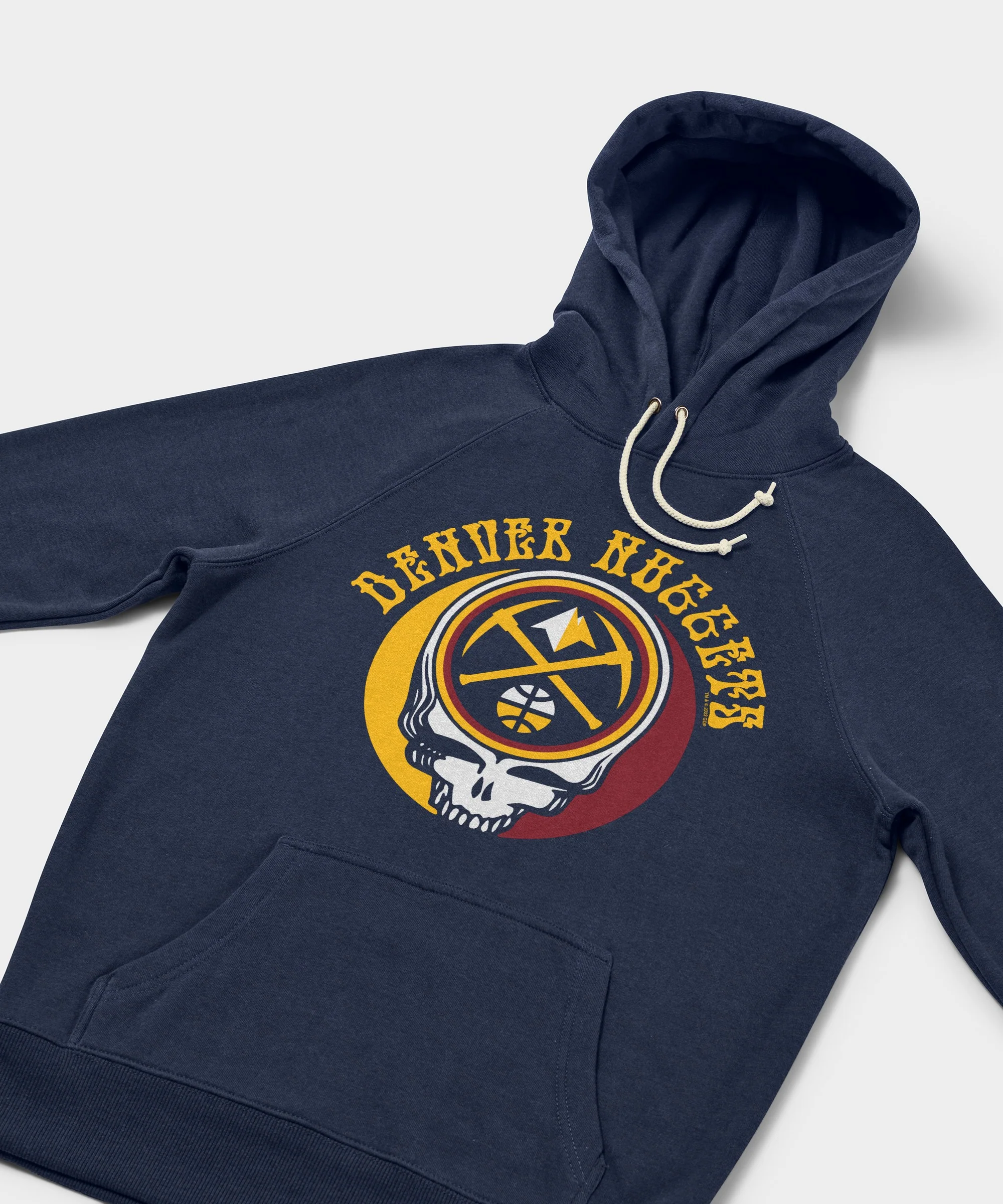 NBA x Grateful Dead x Nuggets Skull Hoodie - Image 2