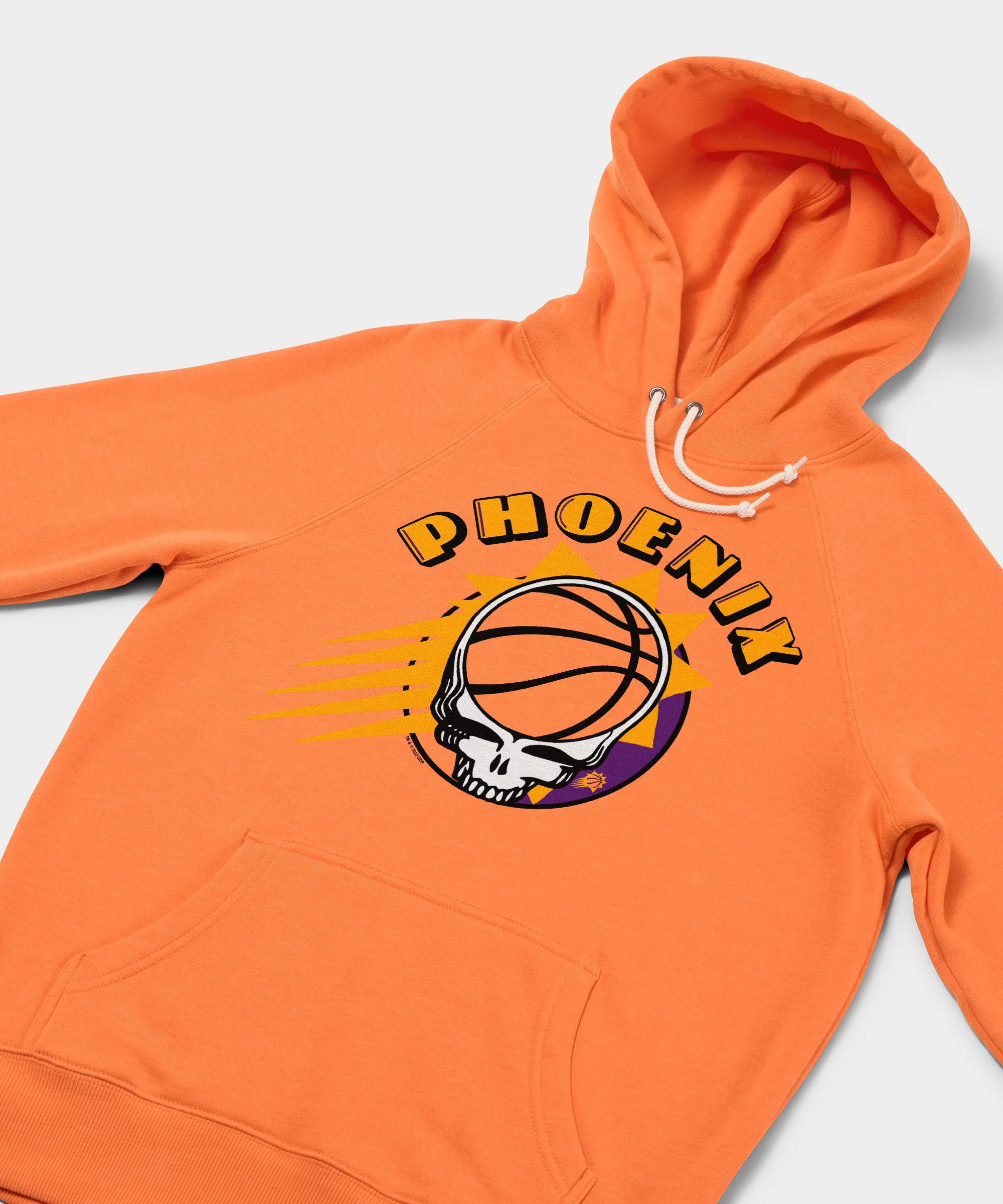 NBA x Grateful Dead x Suns Skull Hoodie - Image 2