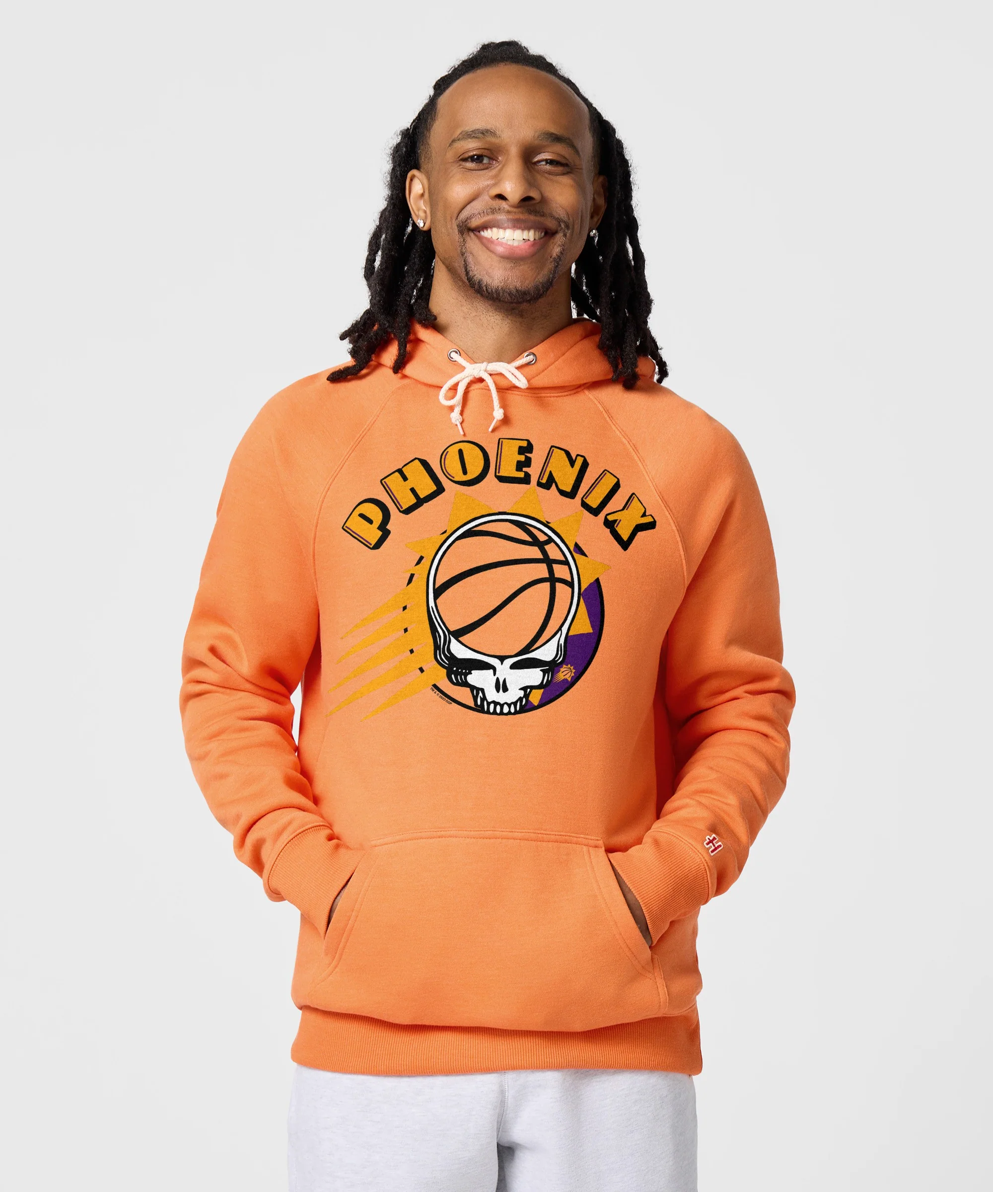 NBA x Grateful Dead x Suns Skull Hoodie - Image 3