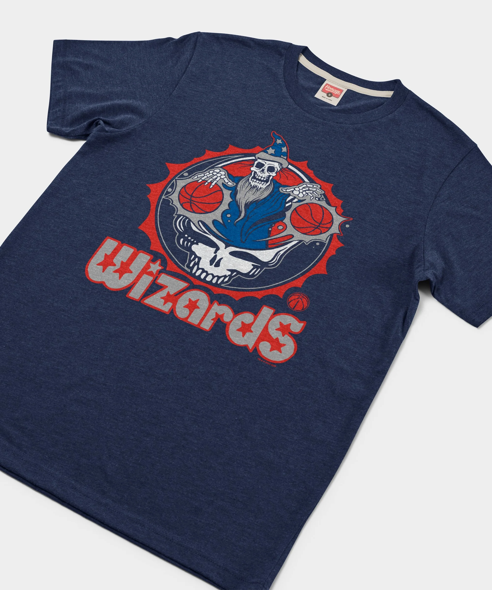 NBA x Grateful Dead x Wizards Skull - Image 2