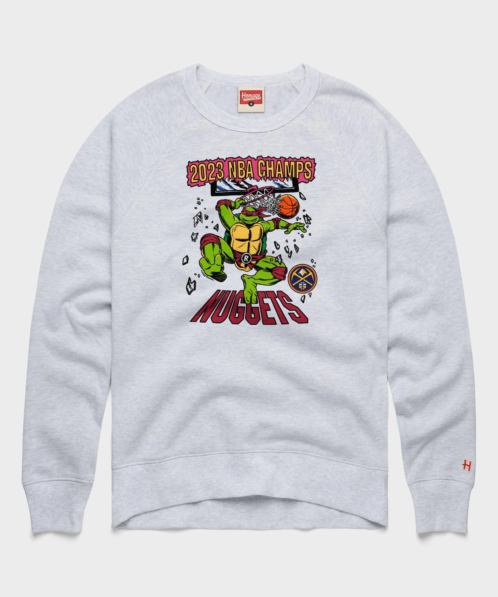 NBA x TMNT 2023 Champs Denver Nuggets Crewneck