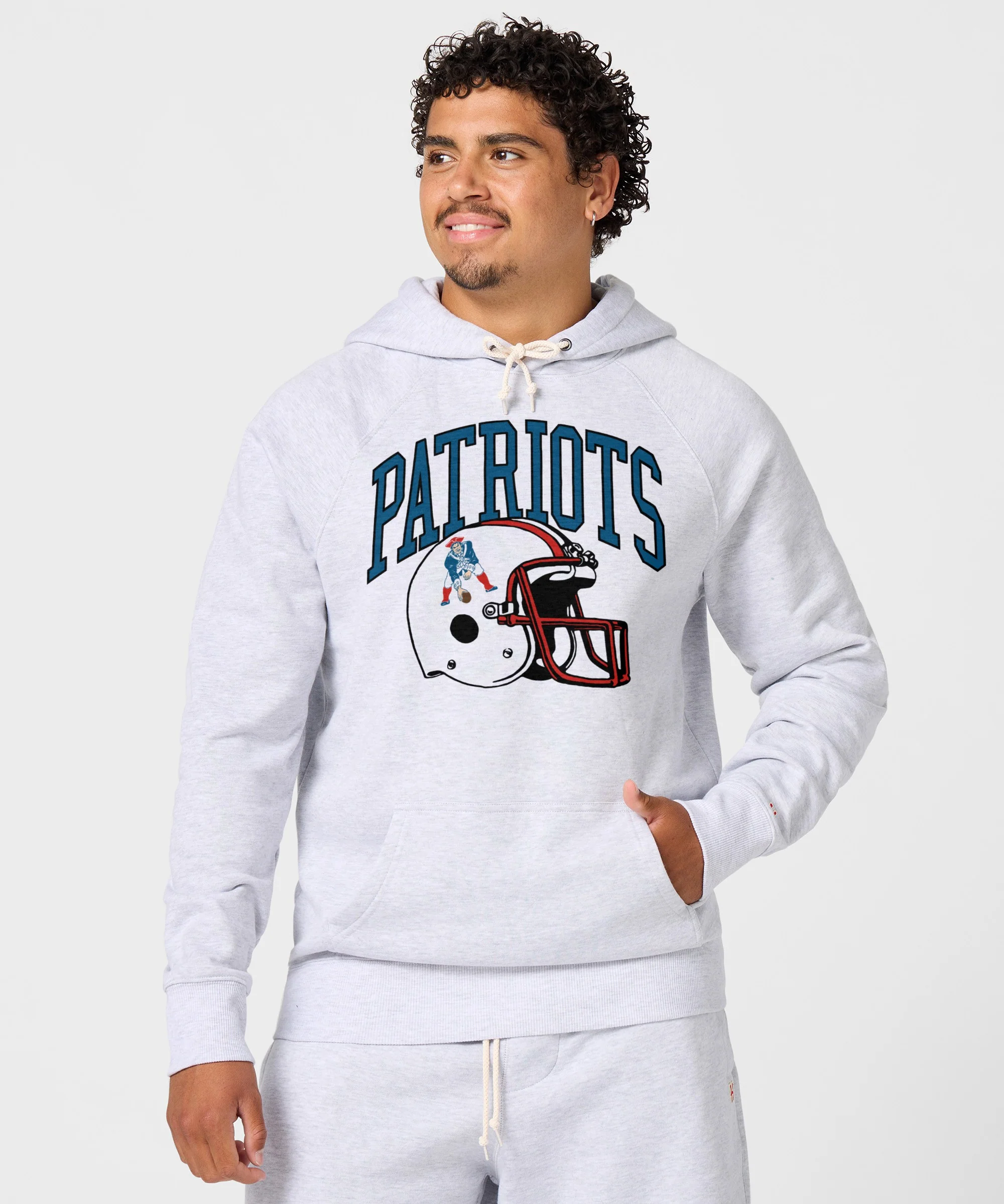 New England Patriots Helmet Retro Hoodie - Image 5