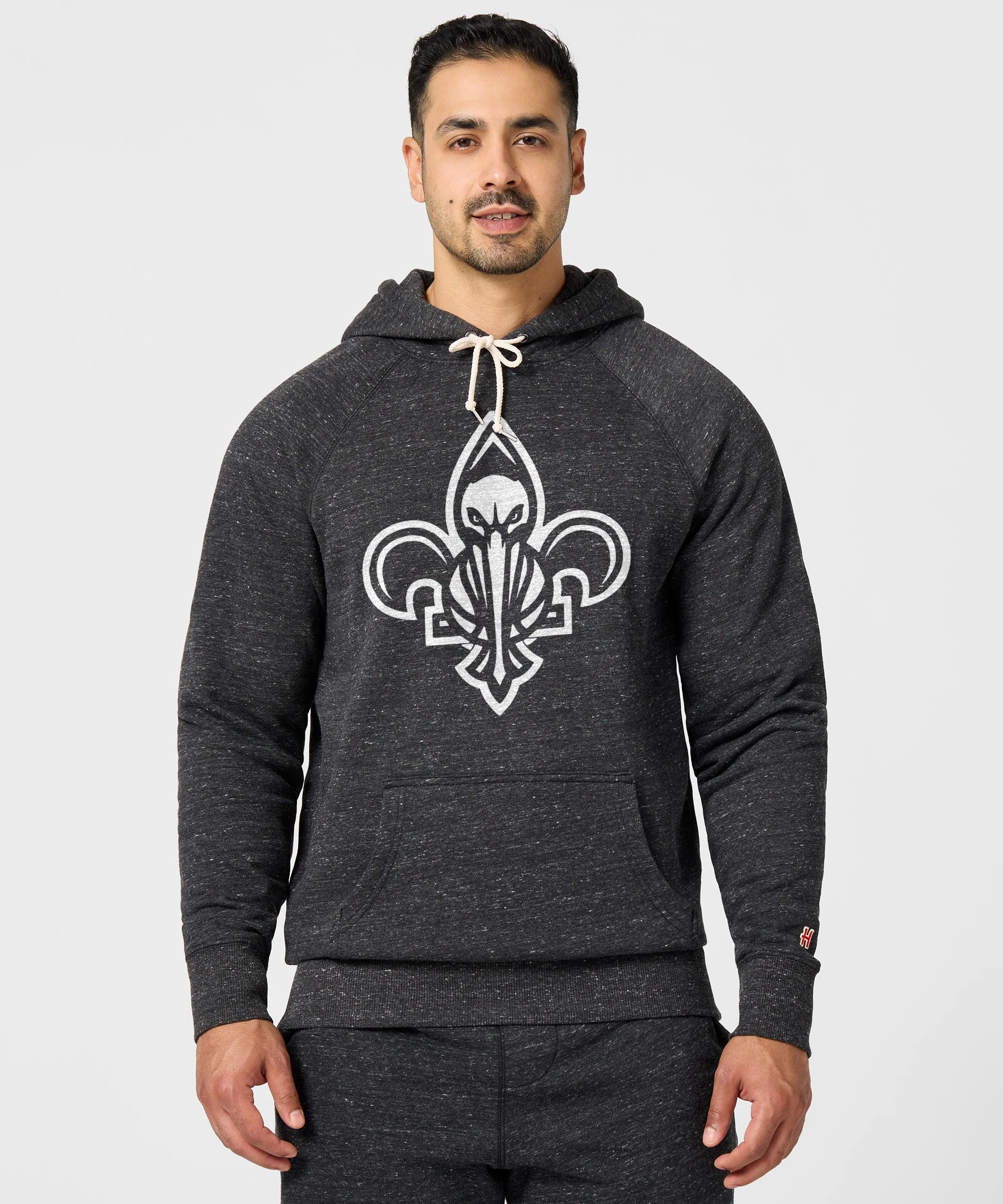 New Orleans Pelicans Blacktop Logo Hoodie - Image 3