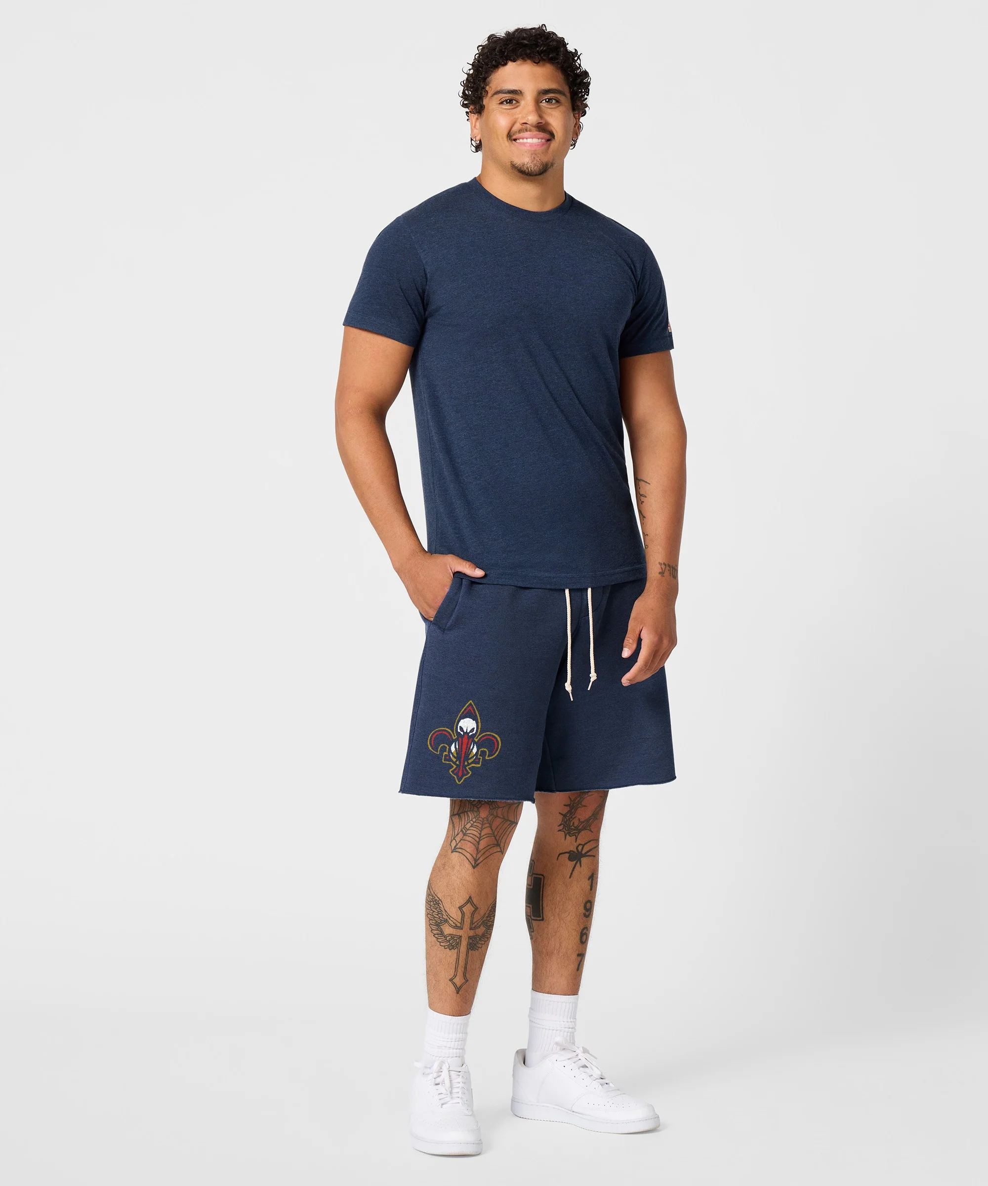New Orleans Pelicans Logo Sweat Shorts - Image 5