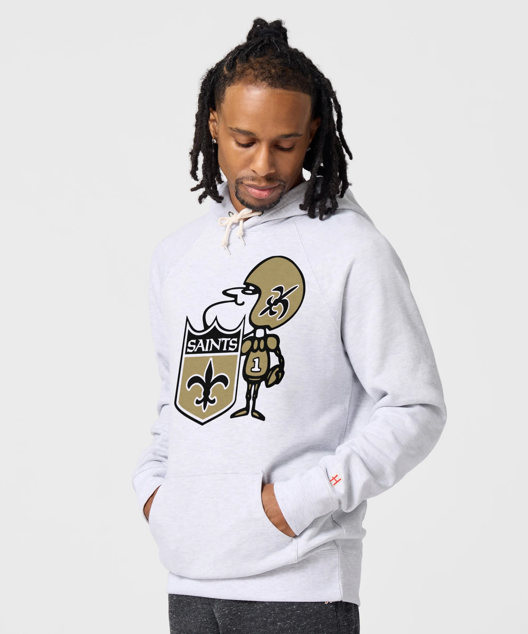 New Orleans Saints Alt Logo '67 Hoodie - Image 3