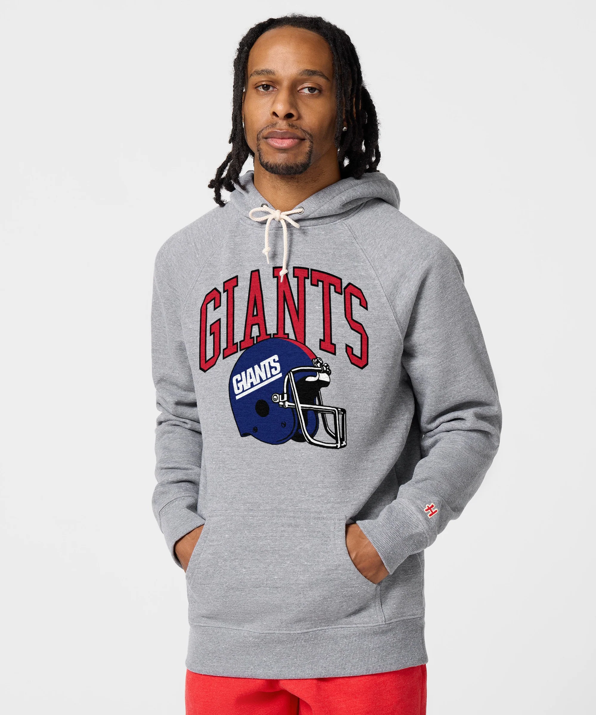 New York Giants Helmet Retro Hoodie - Image 3